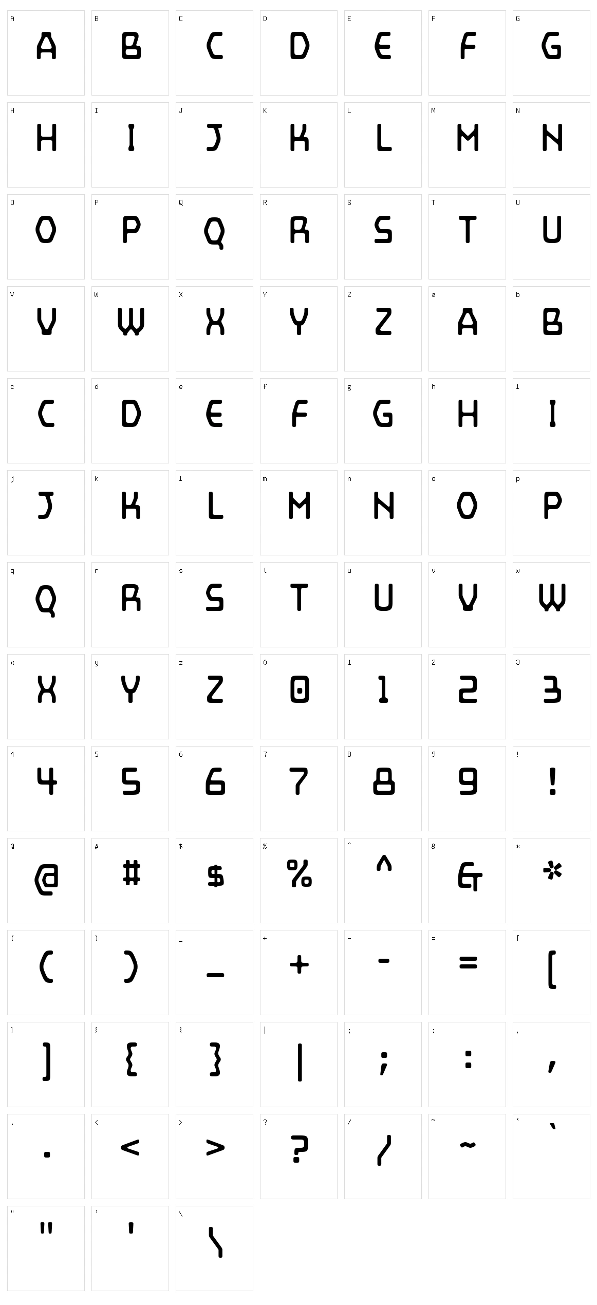 Mainframe Character Set