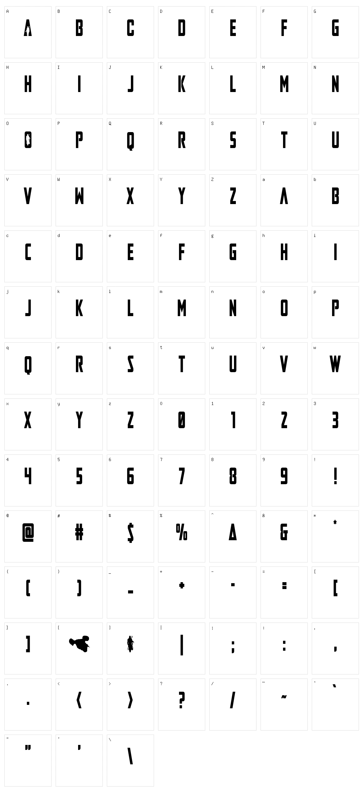 Mandalore Character Set