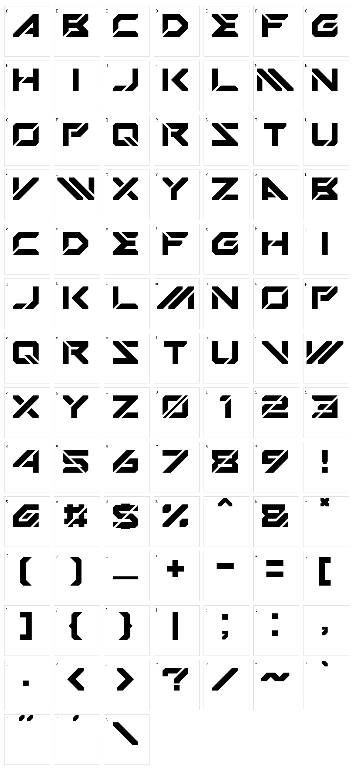 Mechsuit Character Set