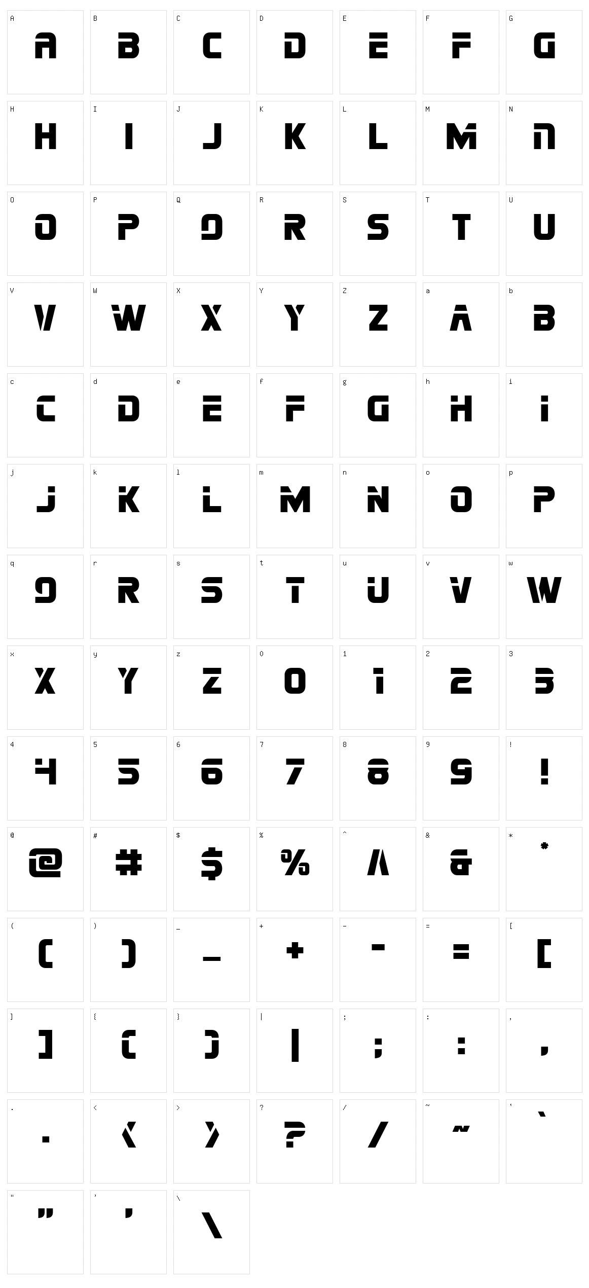 Mission: Danger Character Set