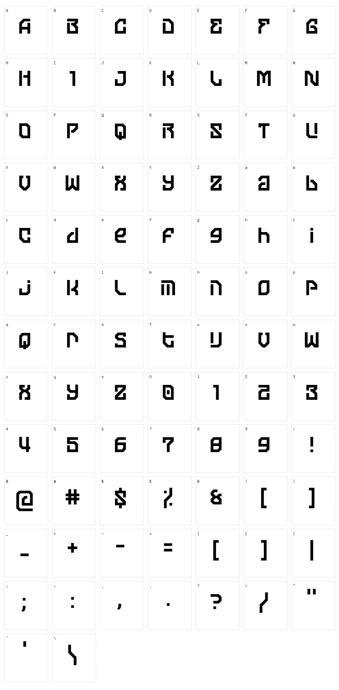 Moon of Jupiter Character Set