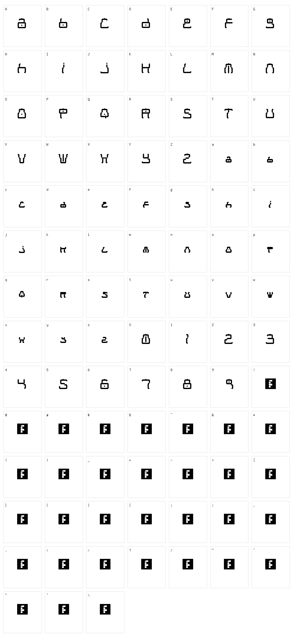 Moonbase Tokyo Character Set