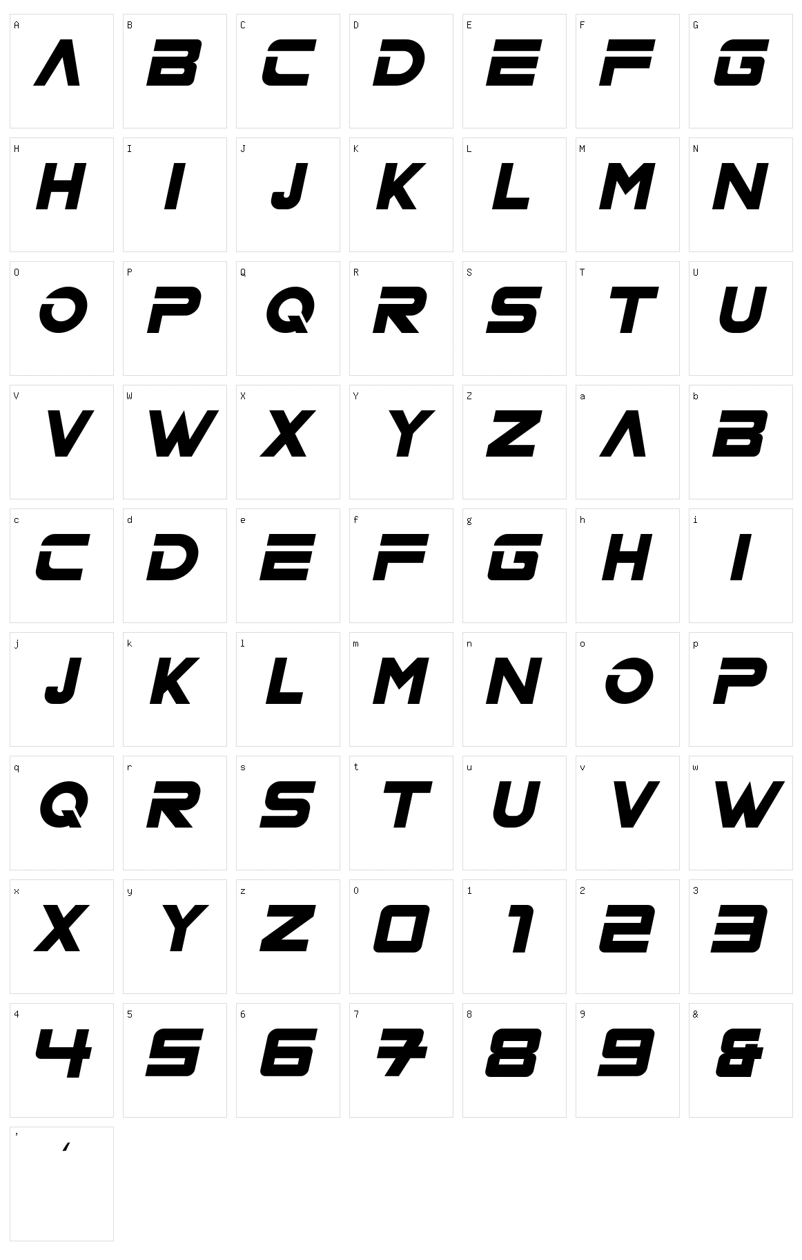 ND Logos Character Set