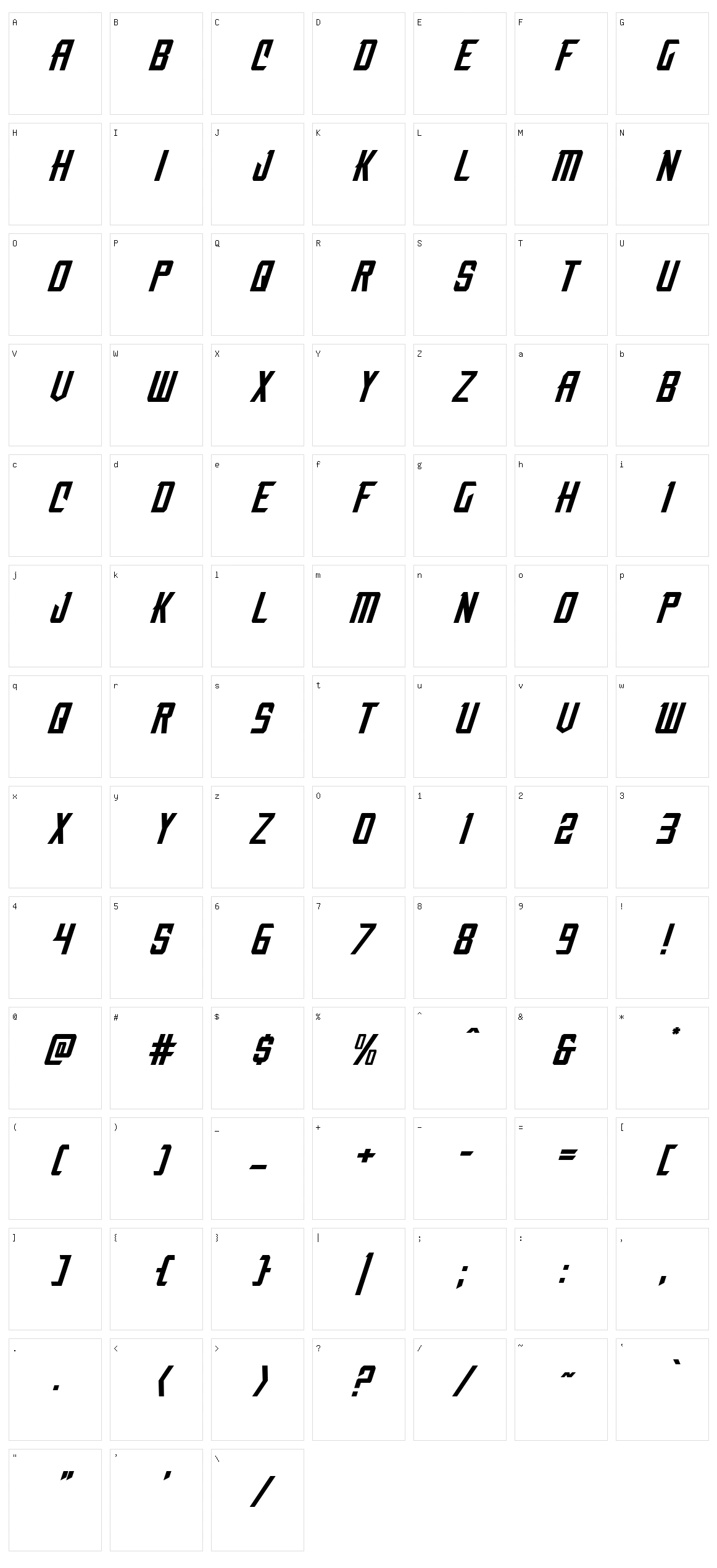 Nemesis Enforcer Character Set