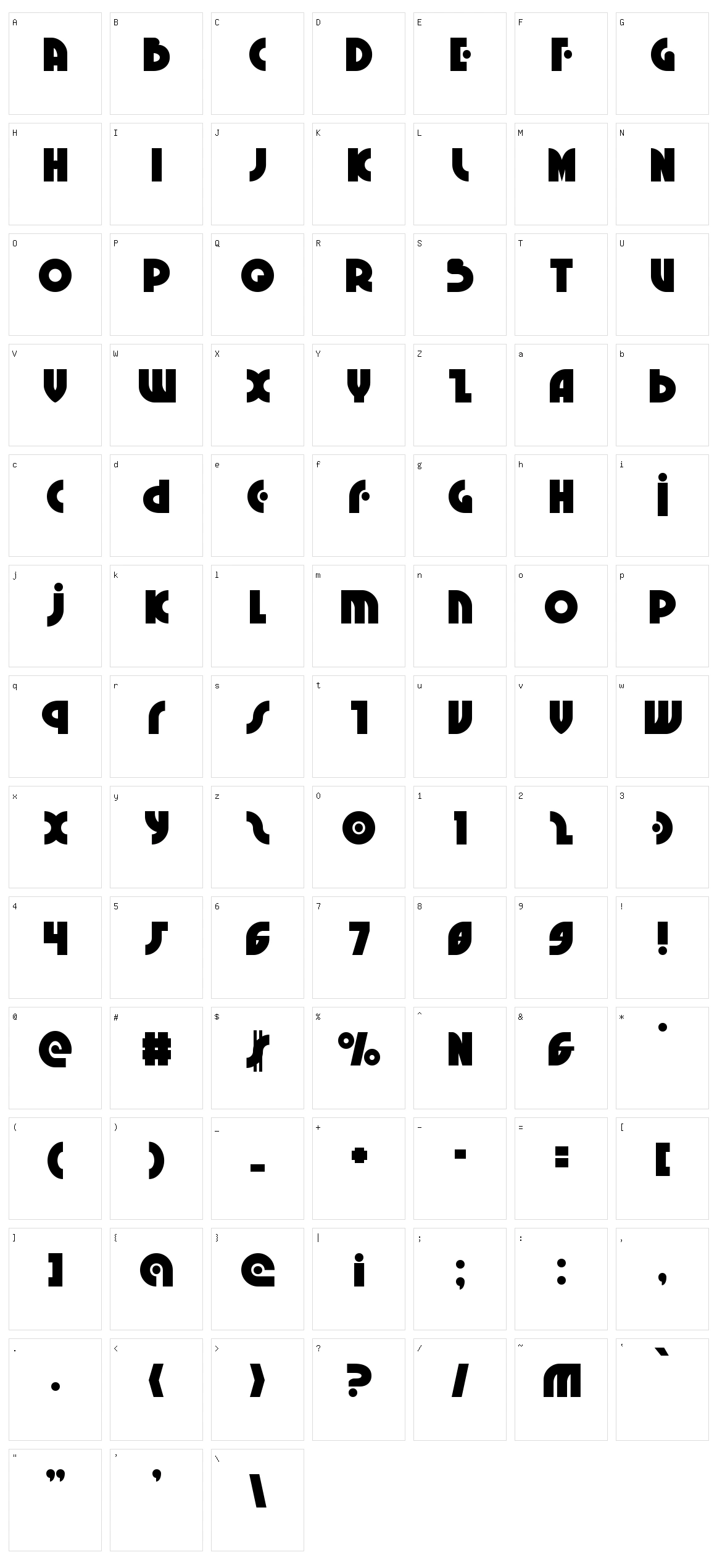Neuralnomicon Character Set