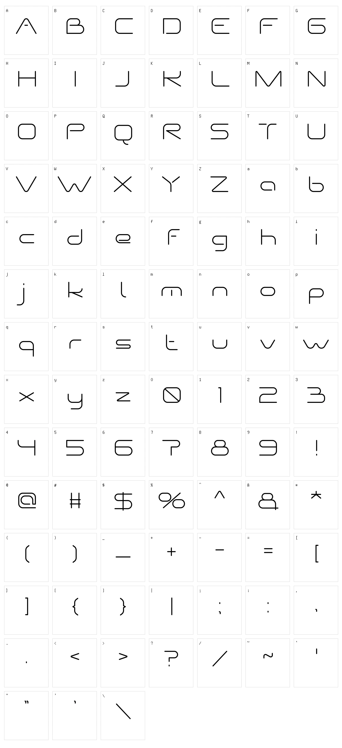 Nextstep Character Set