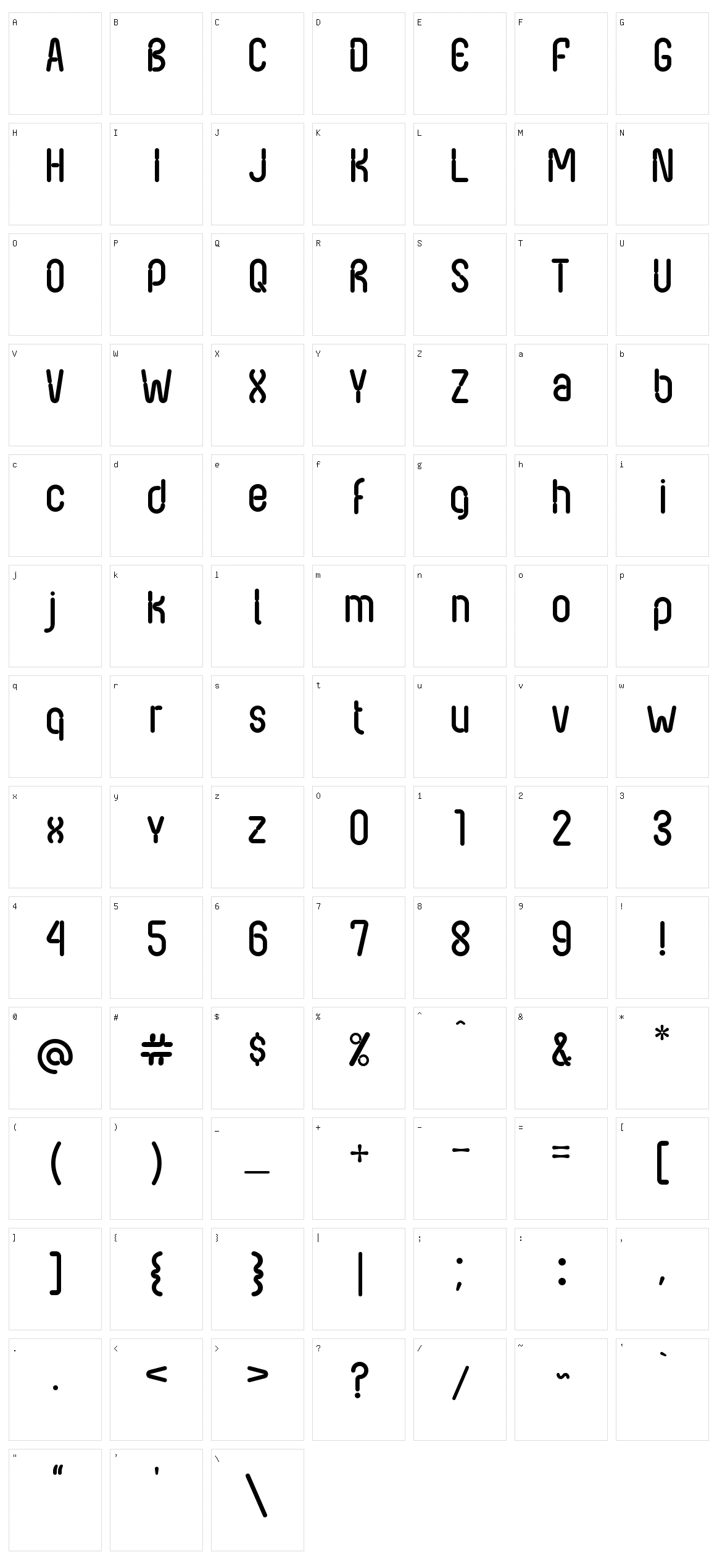 Nexus FPS Character Set
