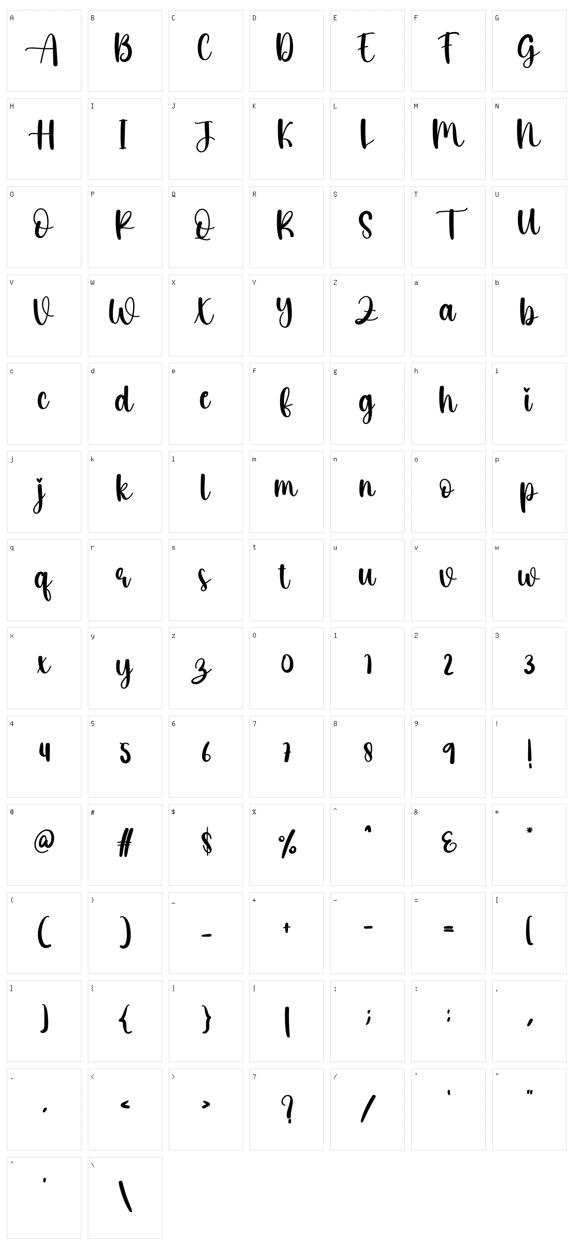 Hello Handmade Character Set