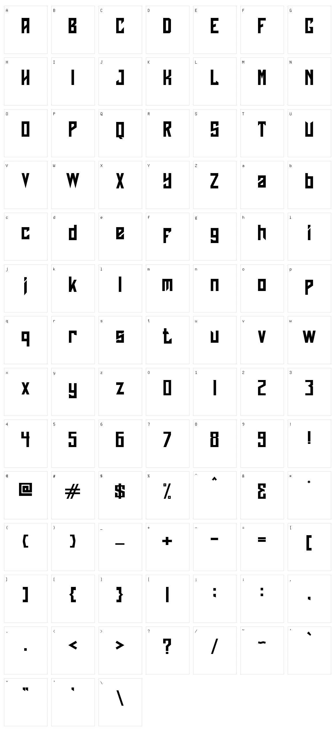 Phoenix Gaming Character Set
