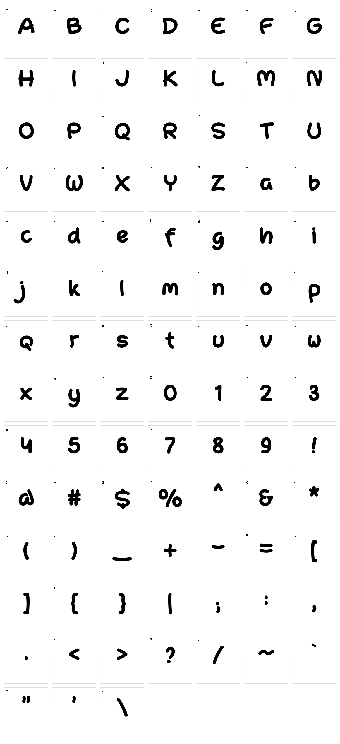 Santalum Character Set