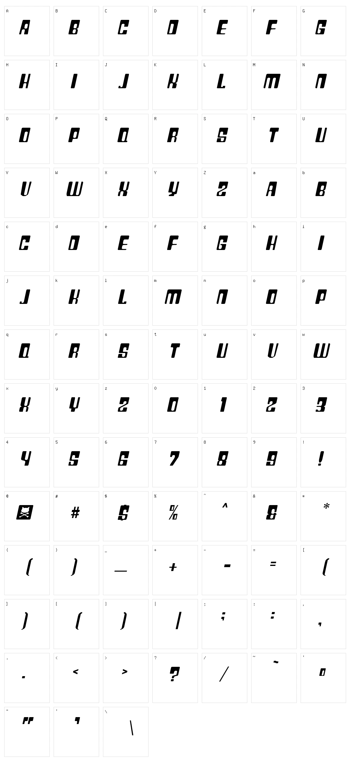 Plastic Character Set