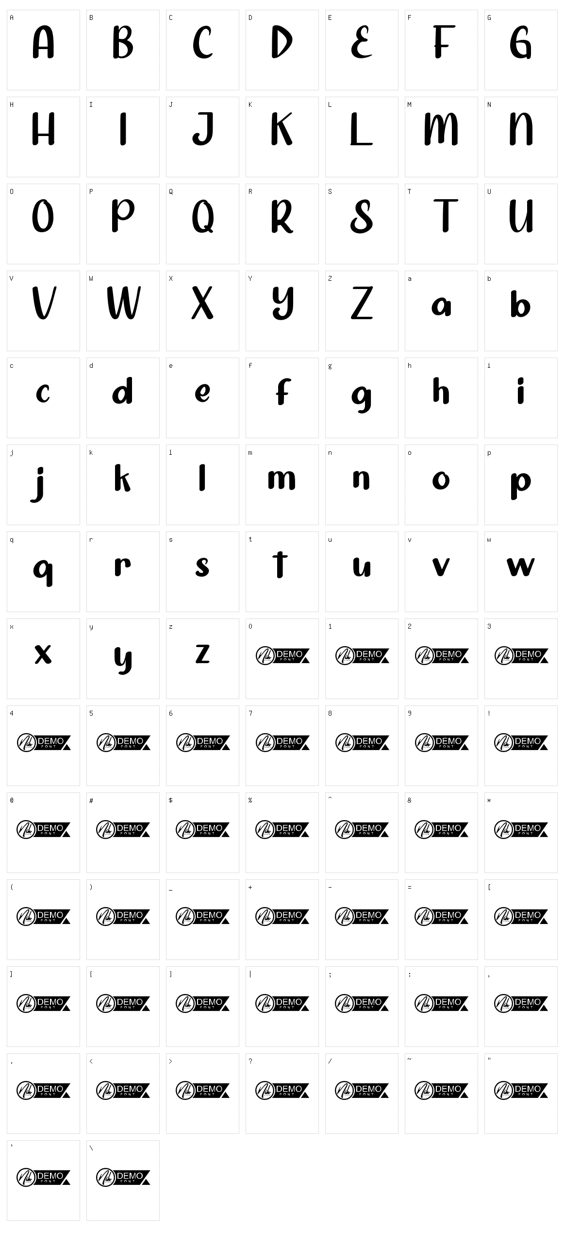 Little One Character Set