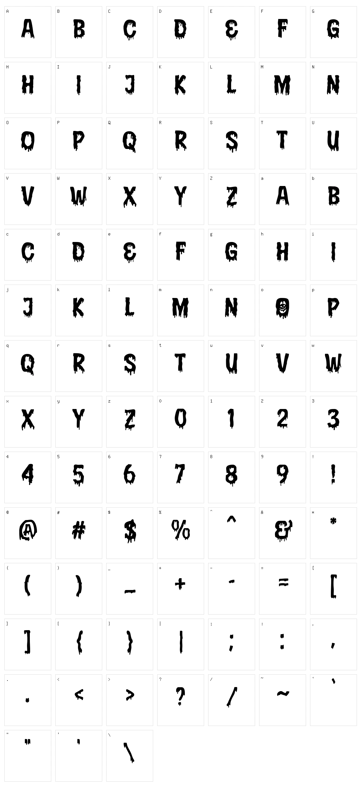 Halloween Fright Character Set