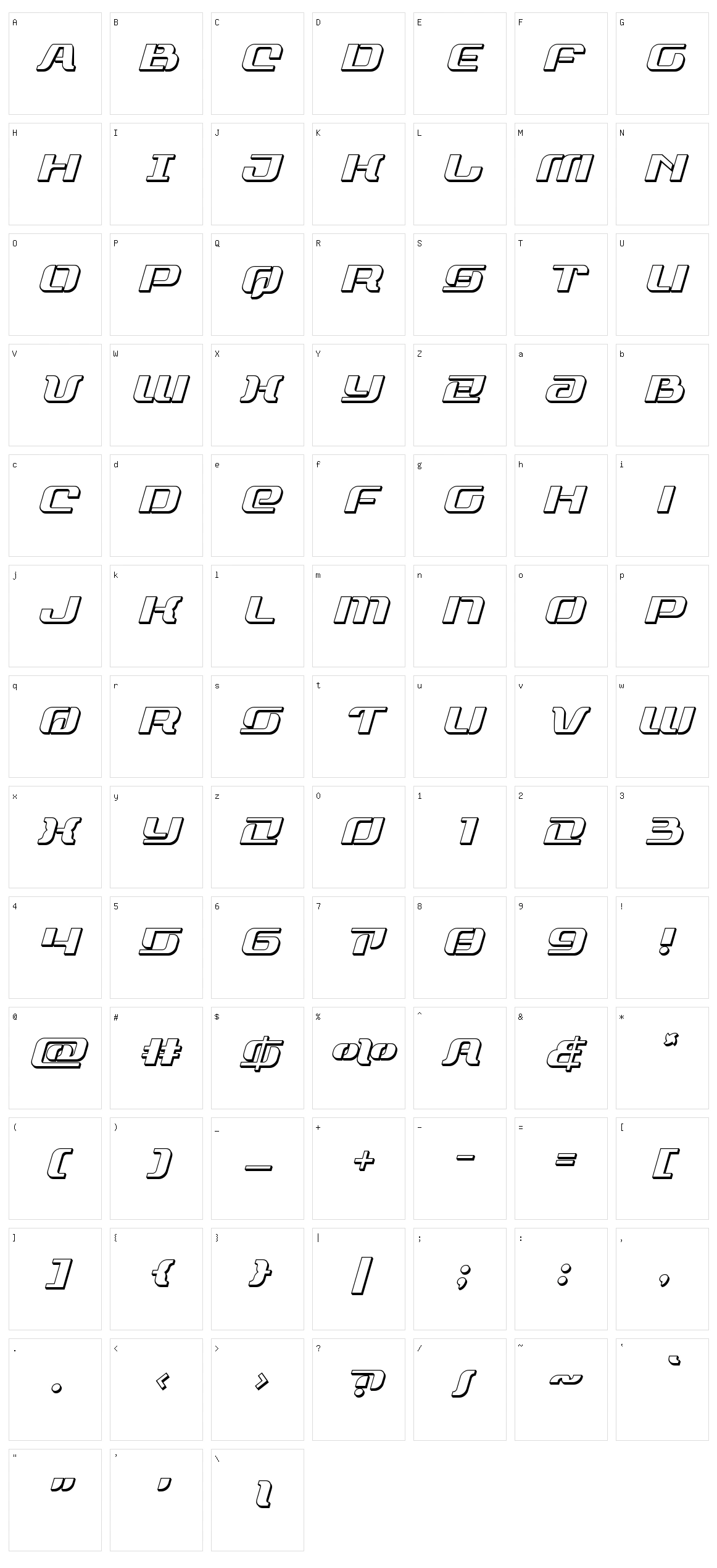 Range Paladin Character Set