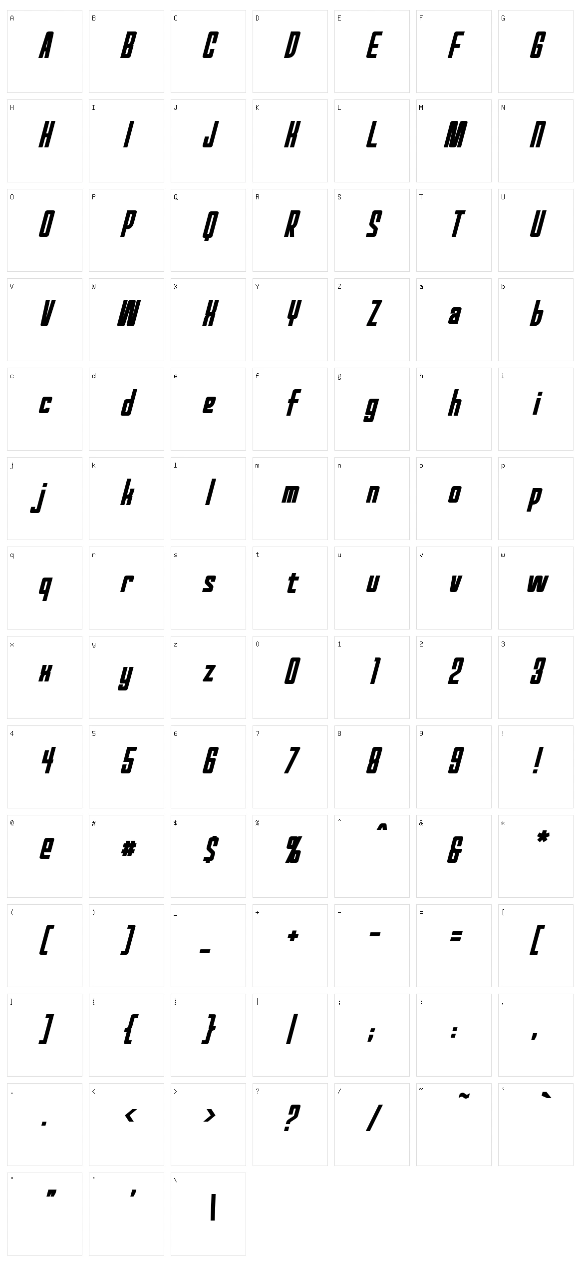 Red World Character Set