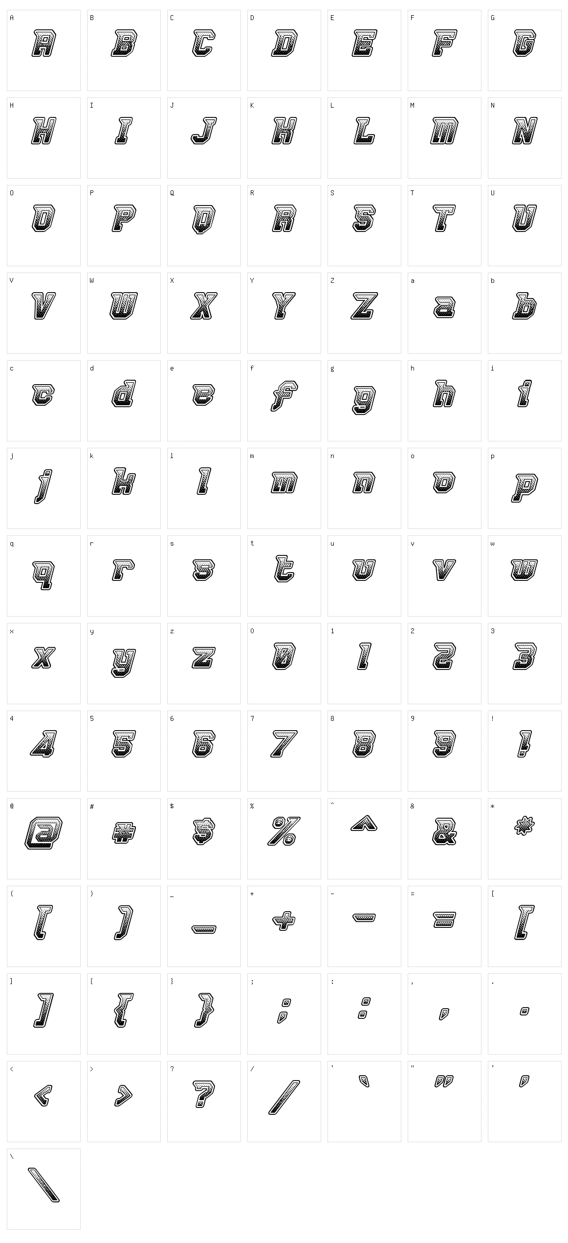 Robbie Rocketpants Character Set