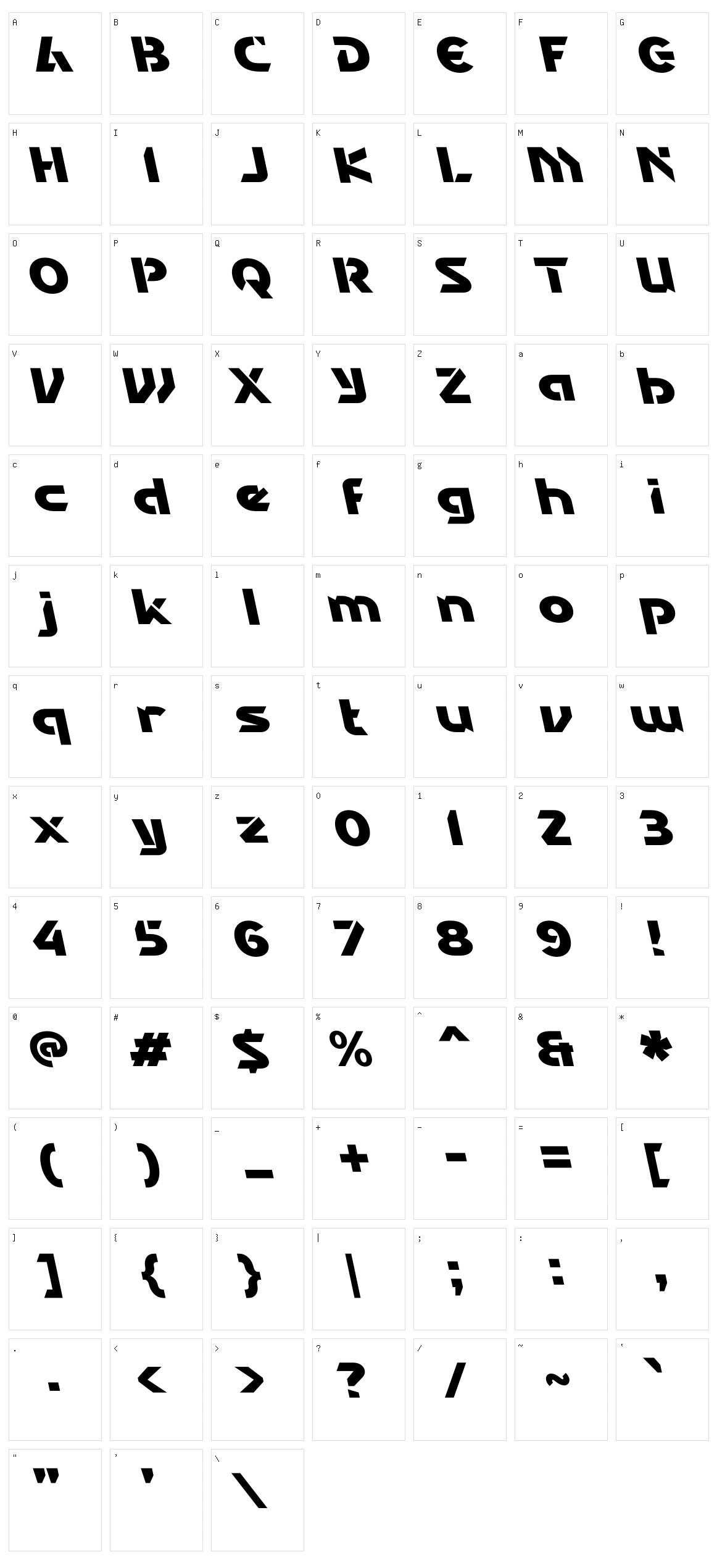 Robotic Cyborg Character Set