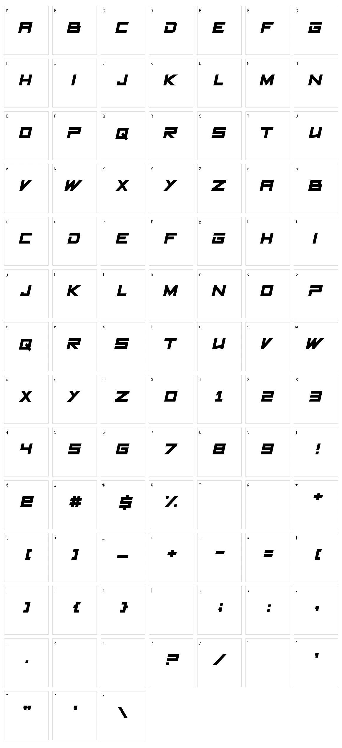 Runner Speed Character Set