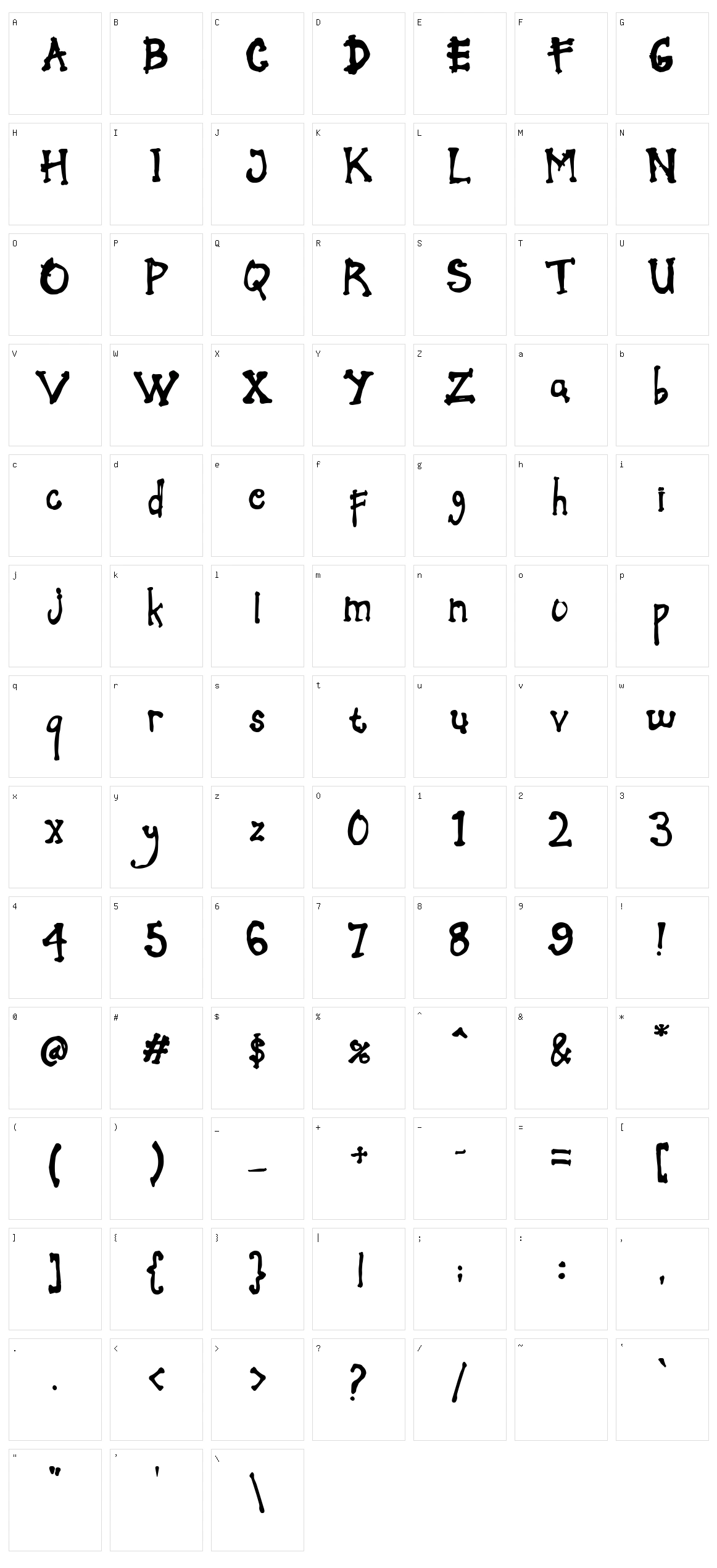 Zombies Character Set