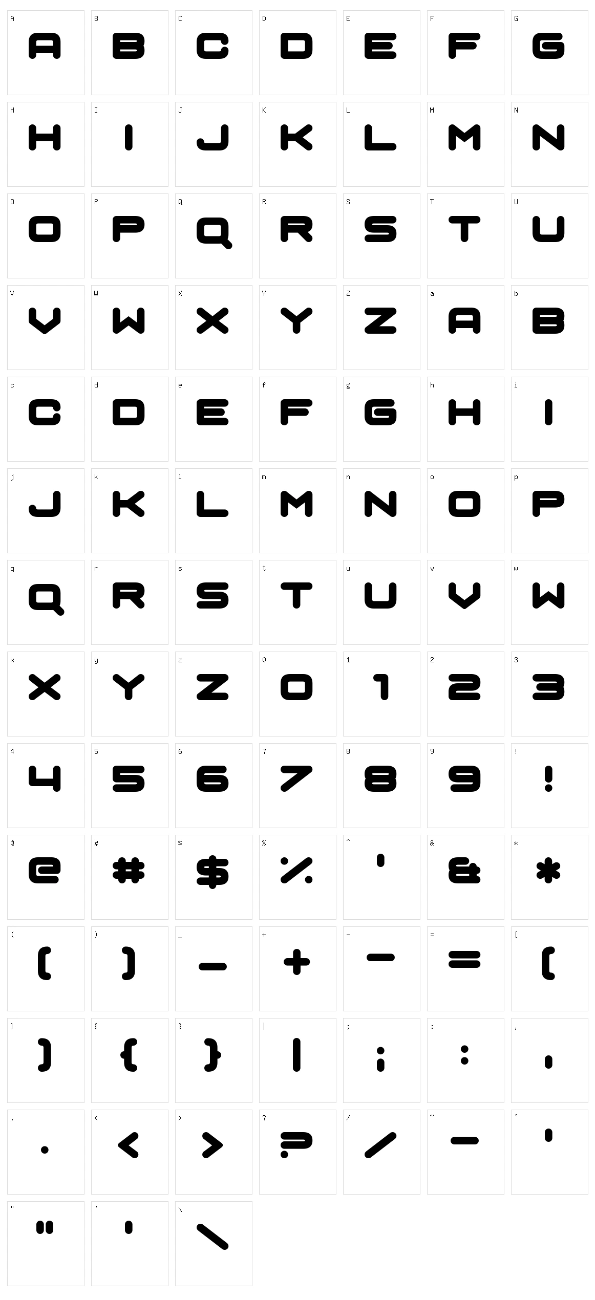 Sci Auralieph Character Set