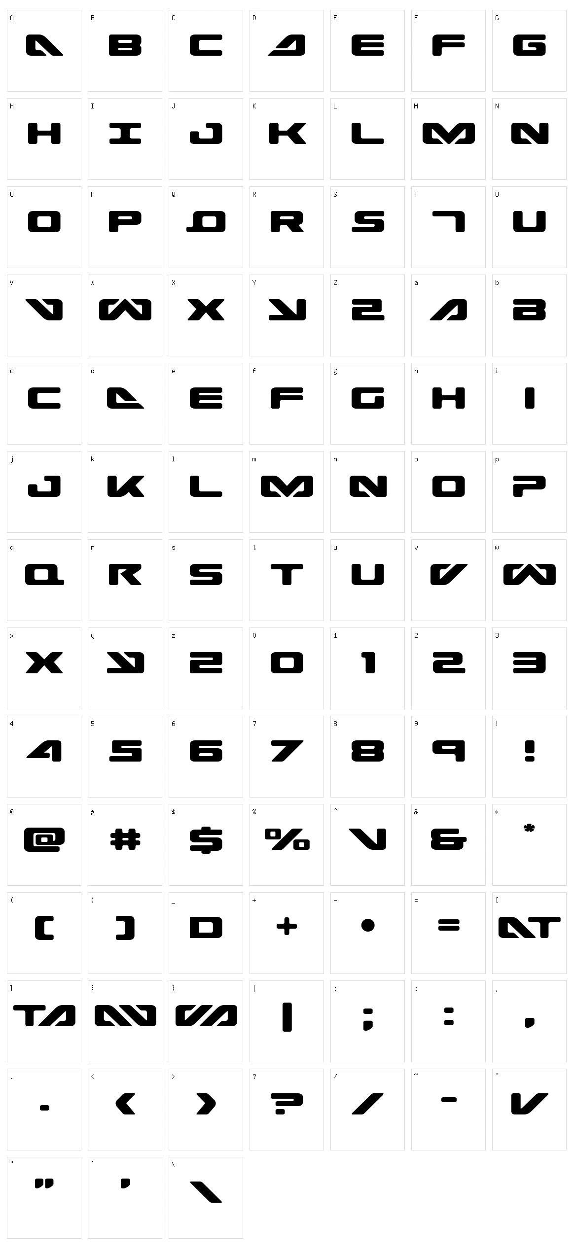 Sea Dog 2001 Character Set