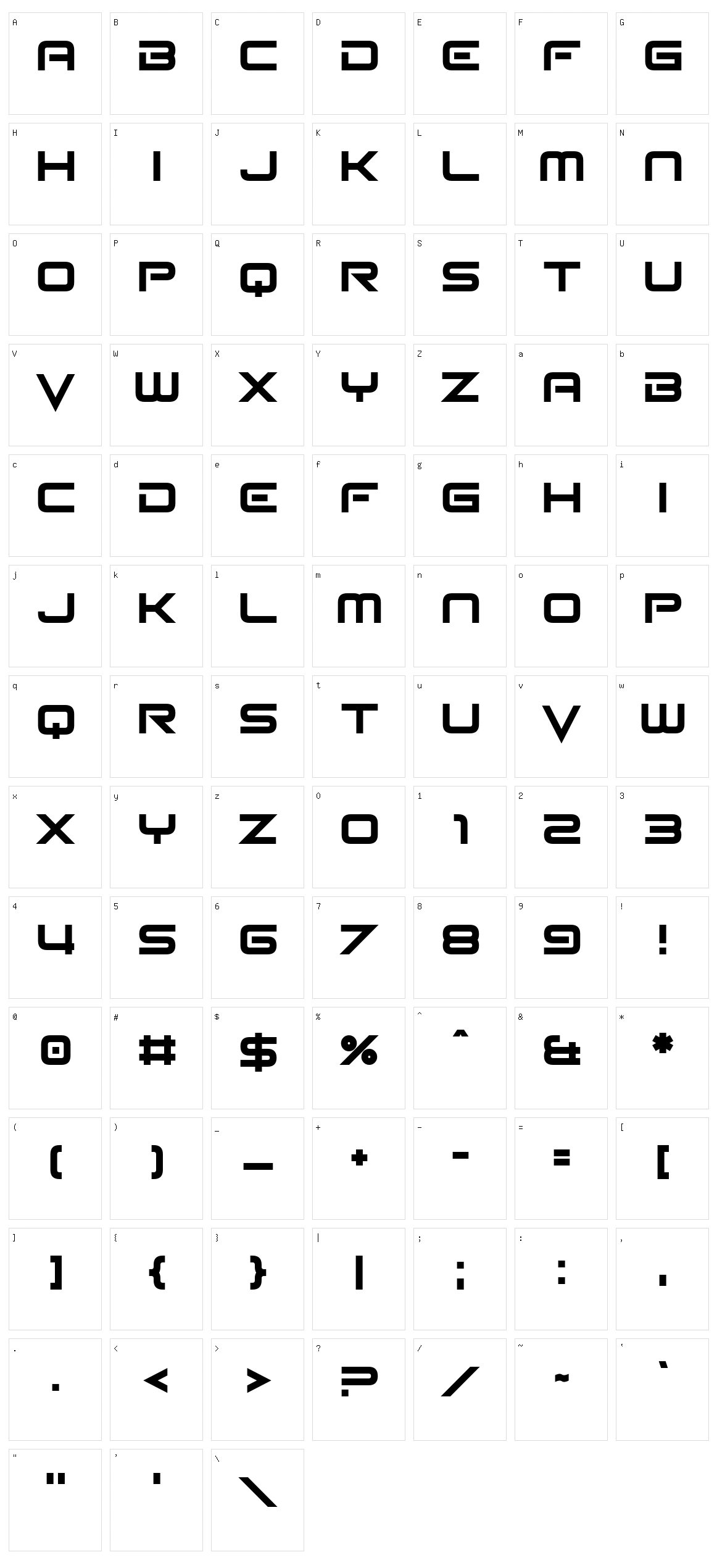 Seldom Scene Character Set