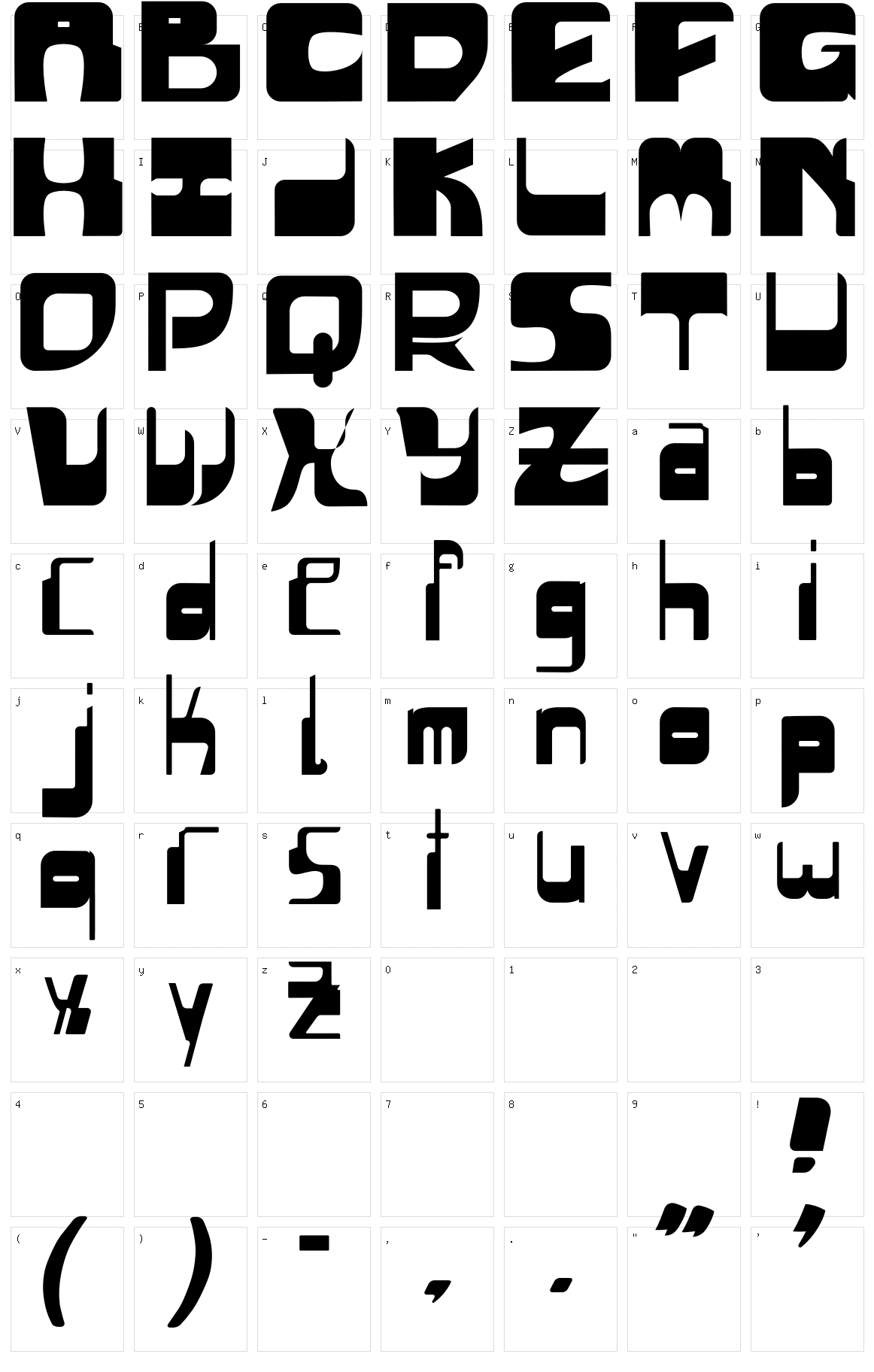 Sequential Character Set