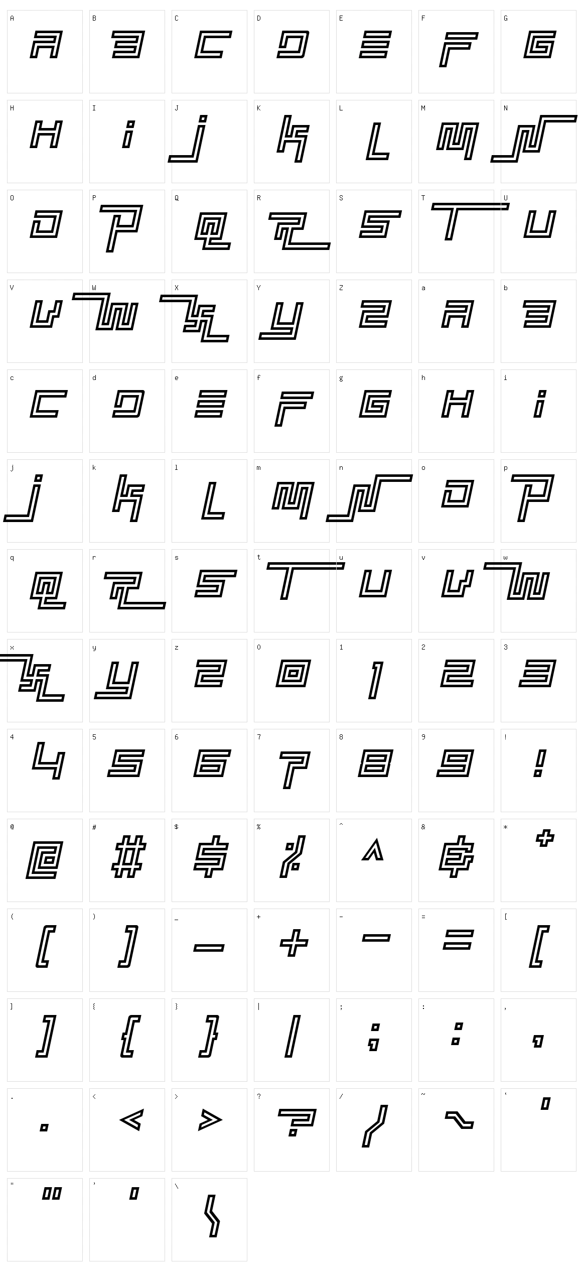 Simplicity Extend Character Set