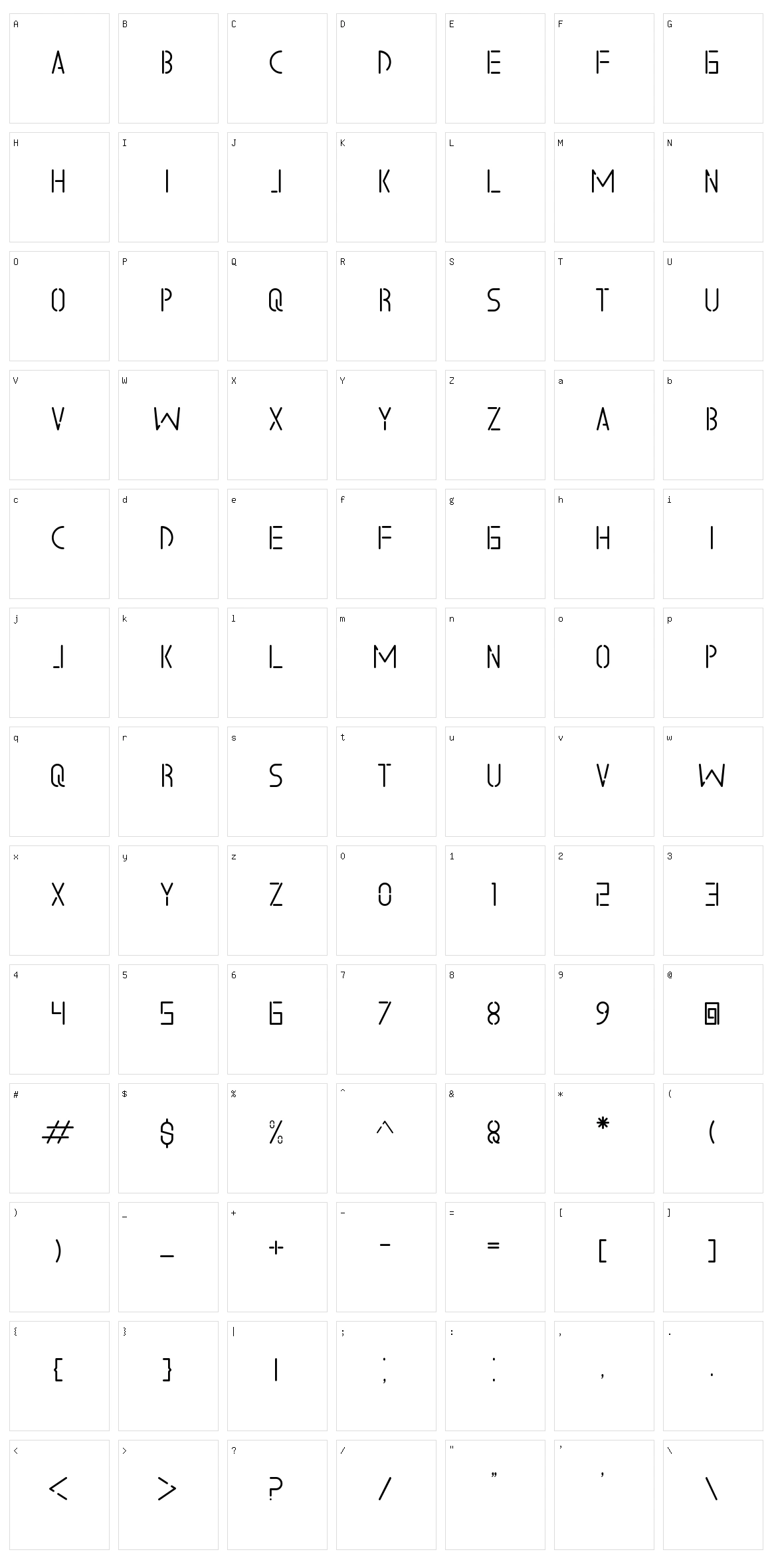 Softbox Character Set