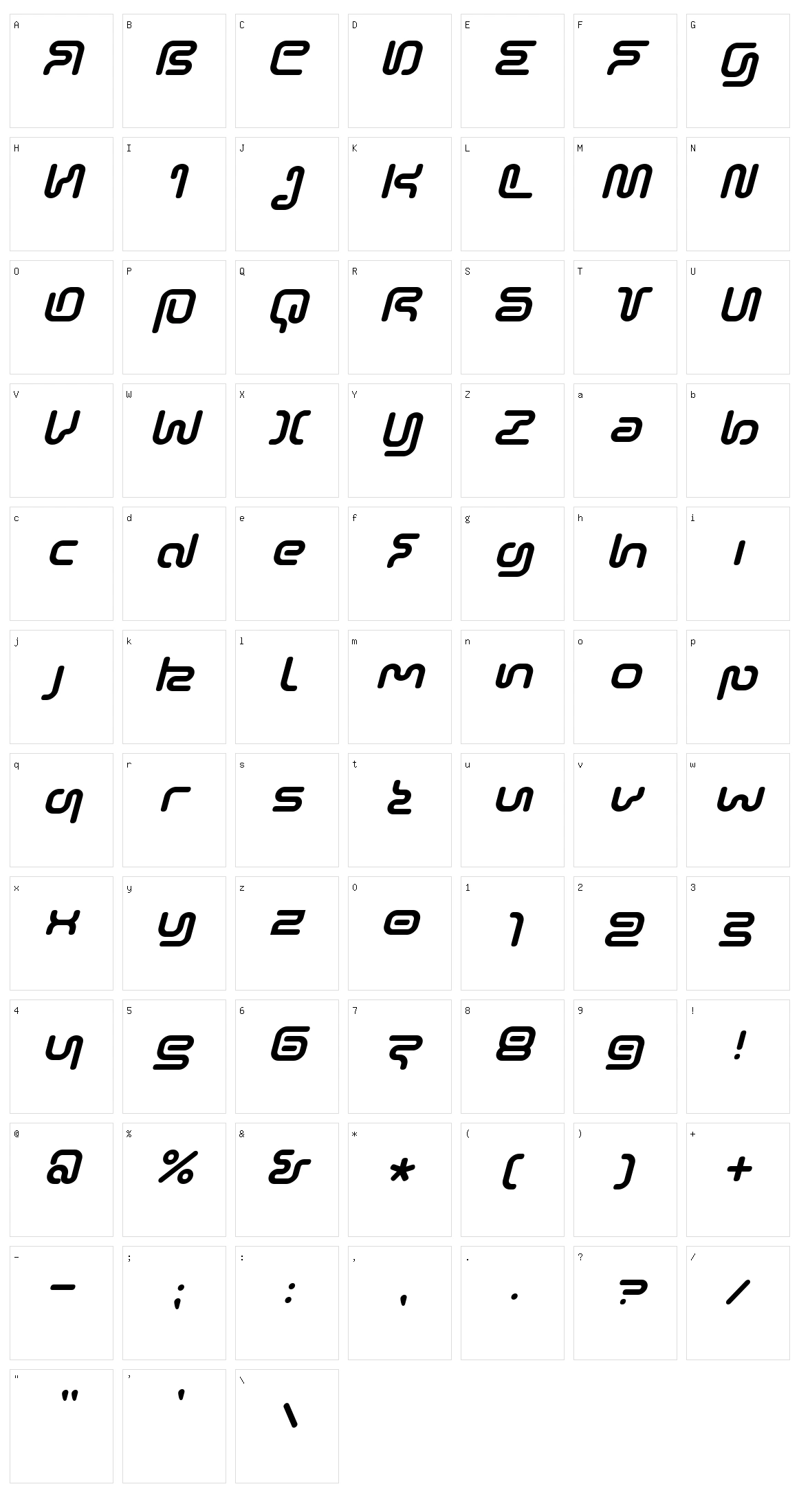 Sonic Empire Character Set