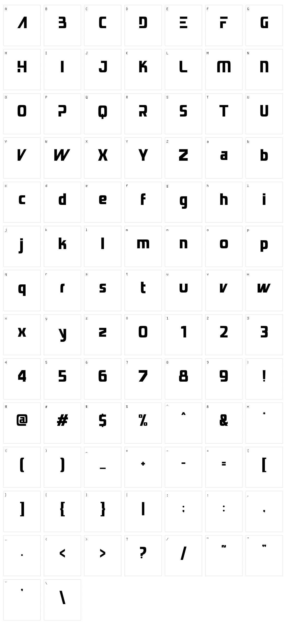 Sonic Surge Character Set