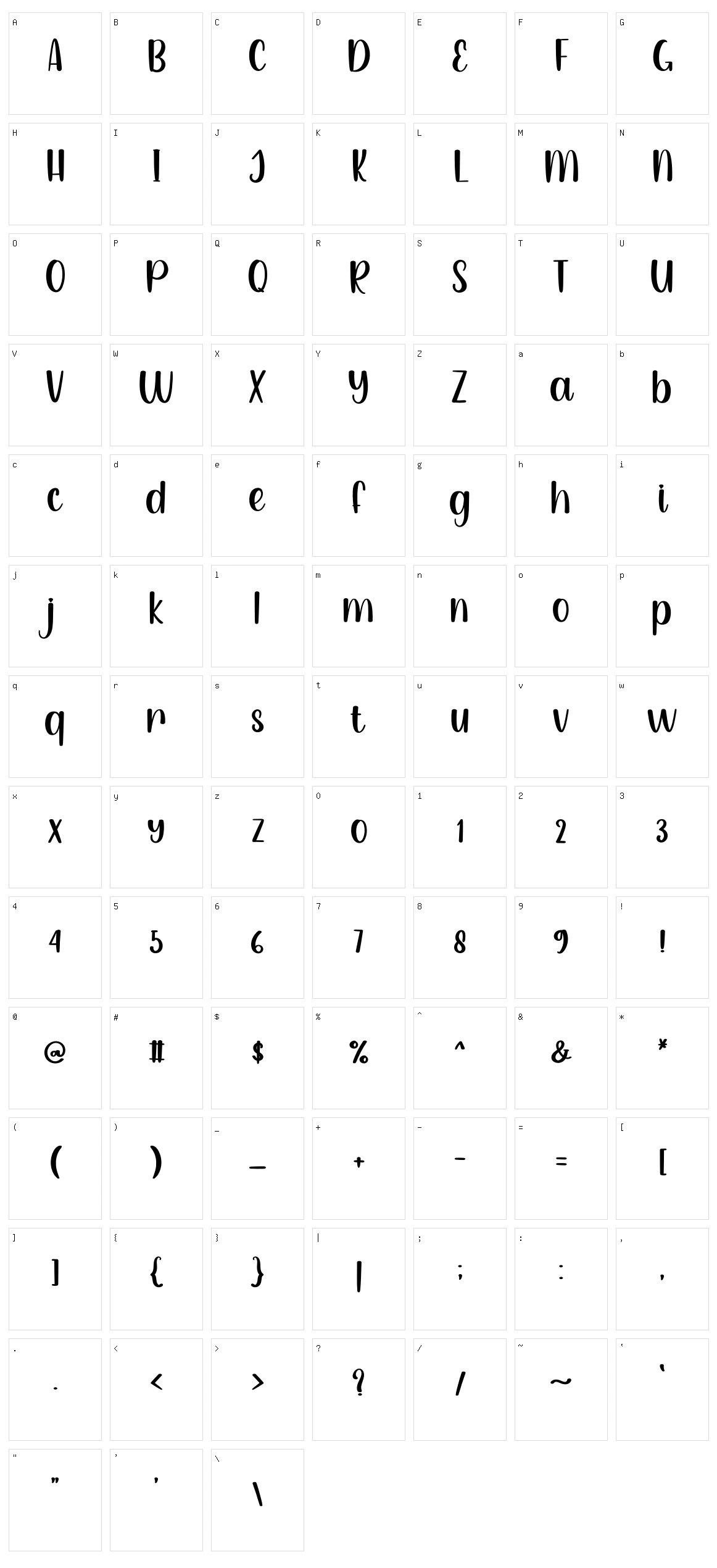 Farmhouse Character Set