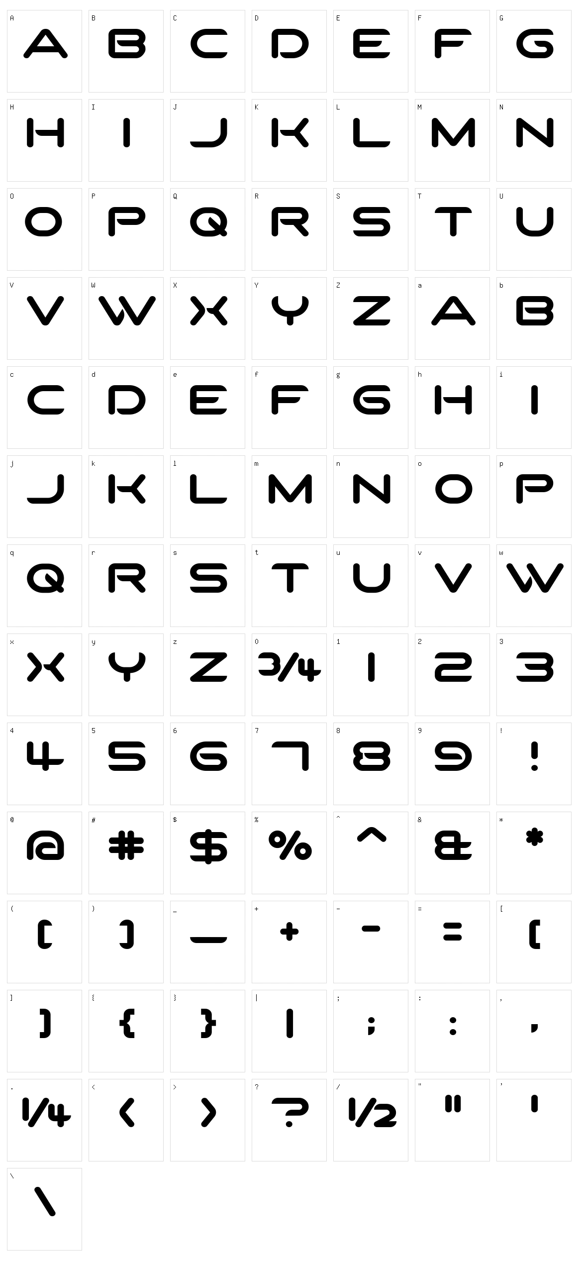 SparTakus Round Character Set