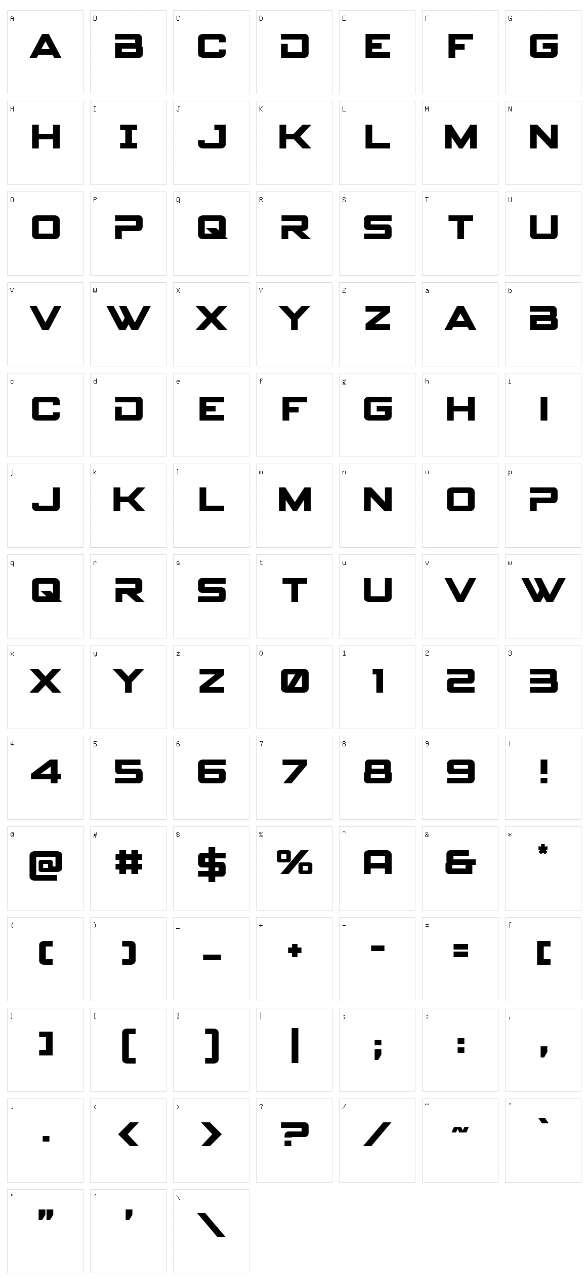 Spy Agency Character Set