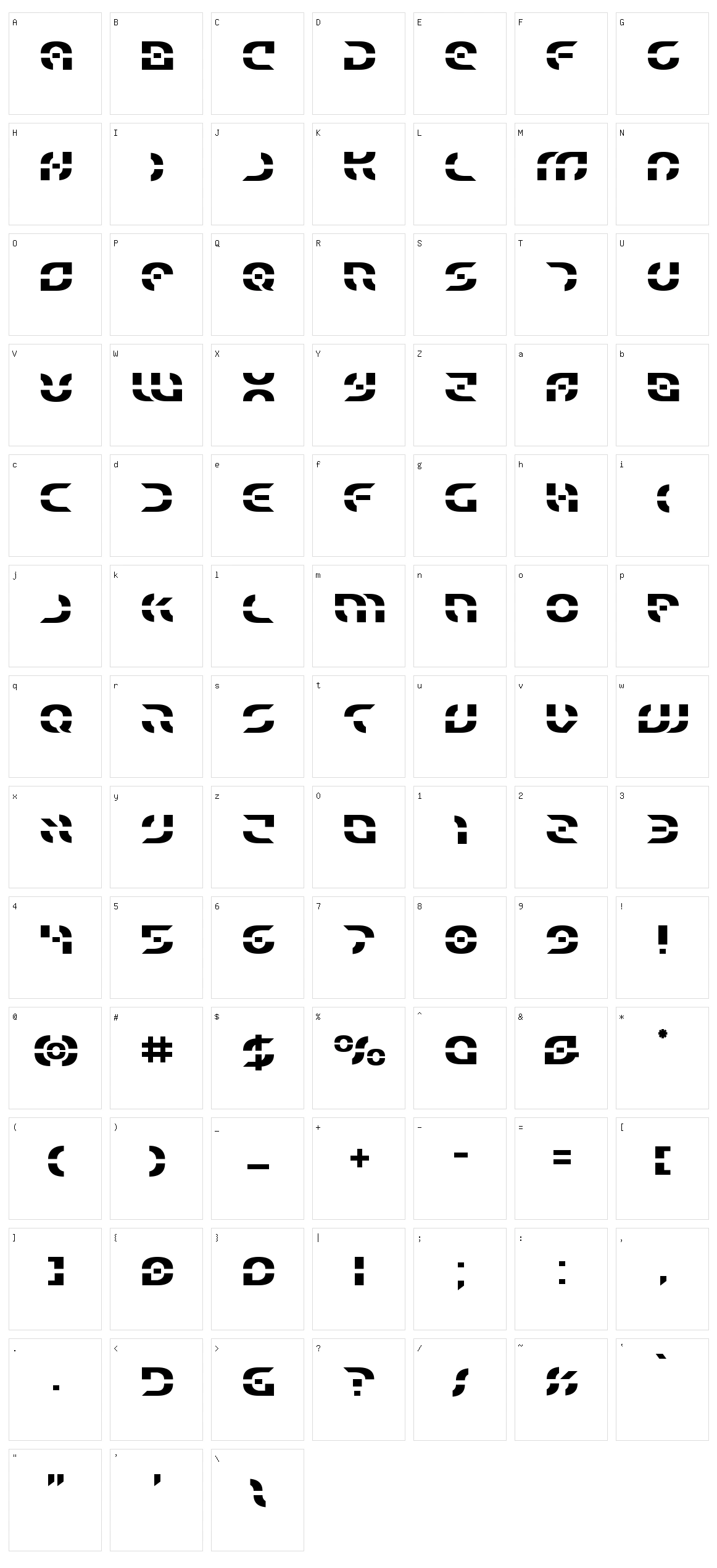 Star Fighter Character Set