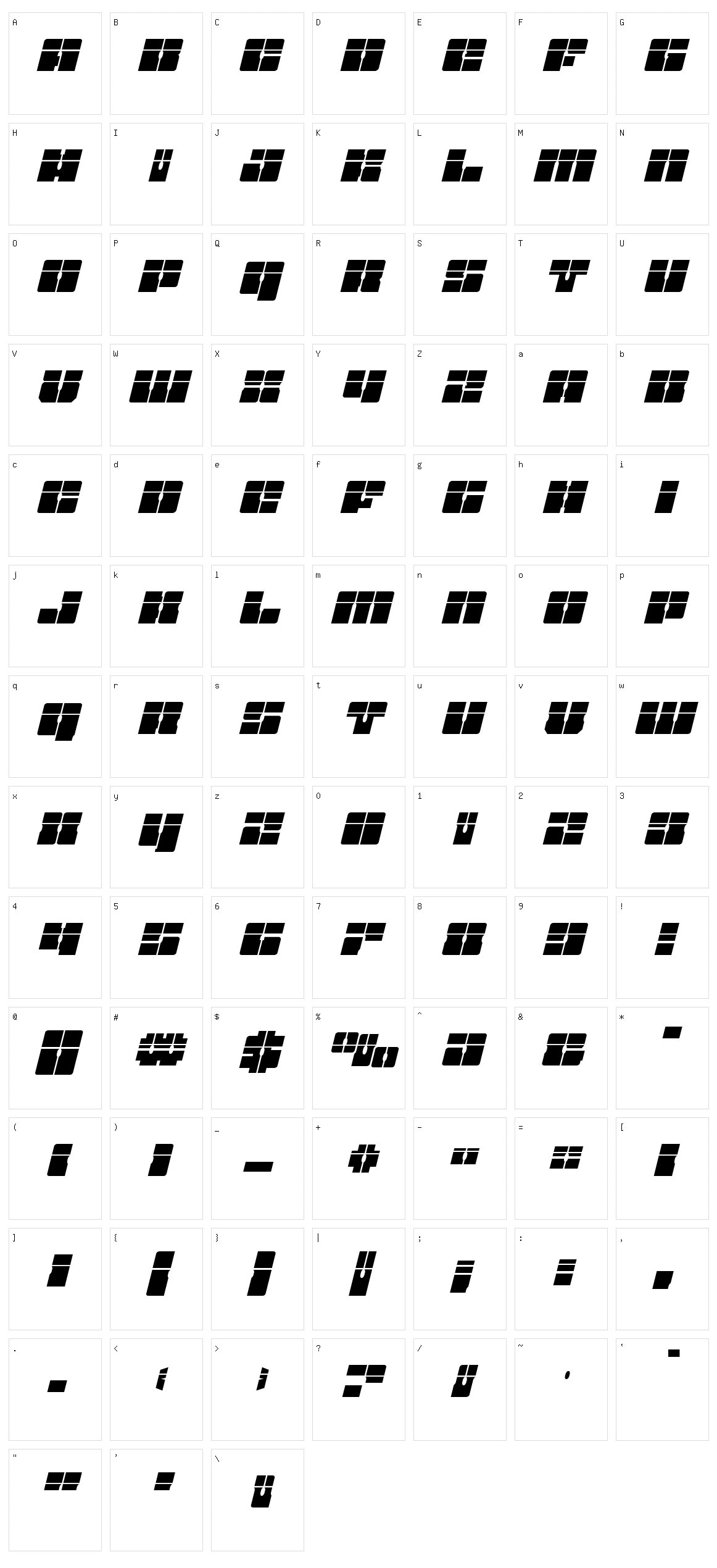 Star Nursery Character Set