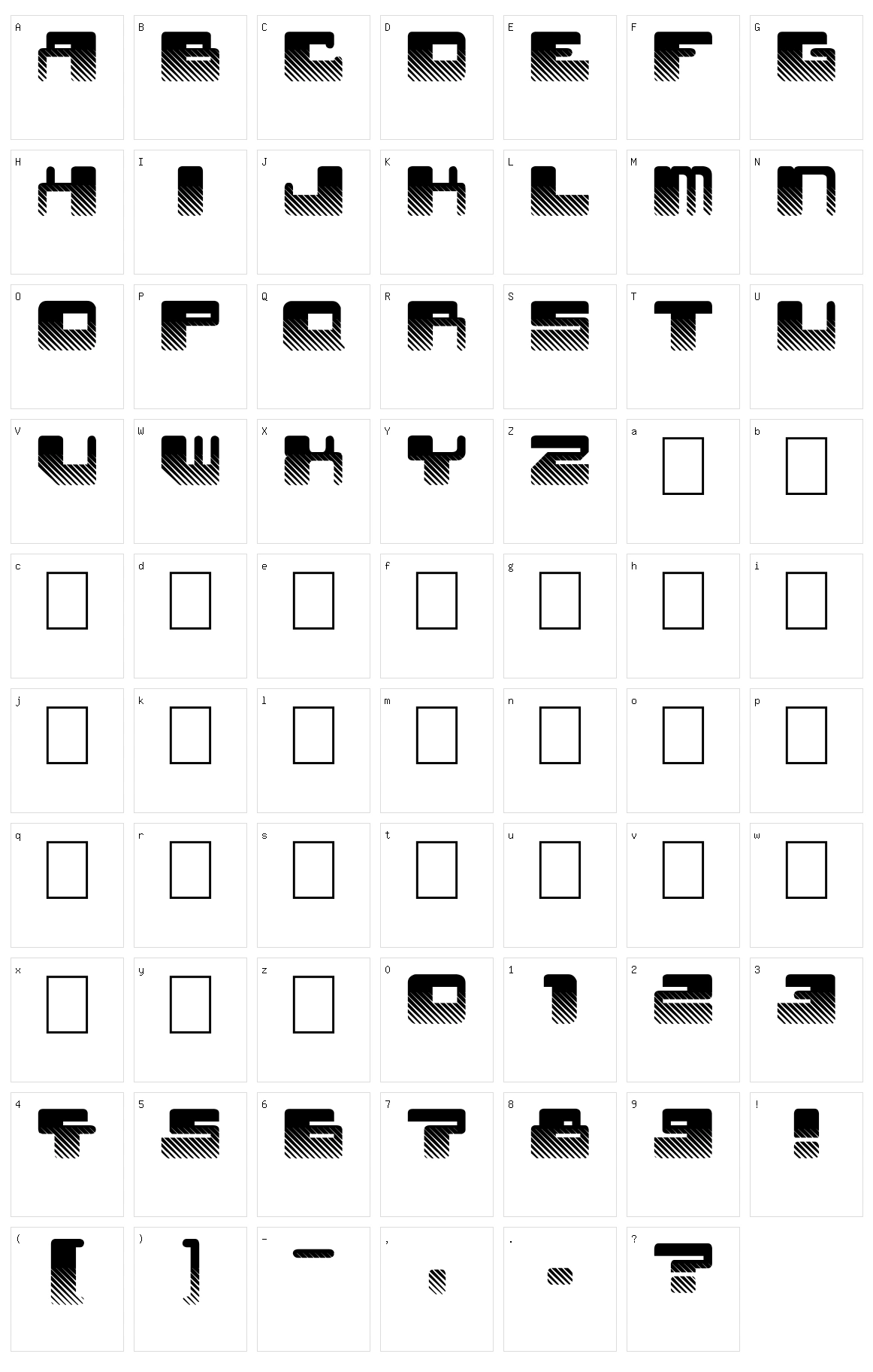 Star Waves Character Set