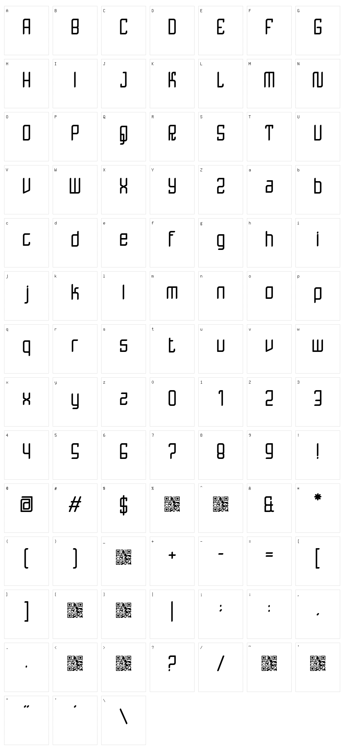 Starter Character Set