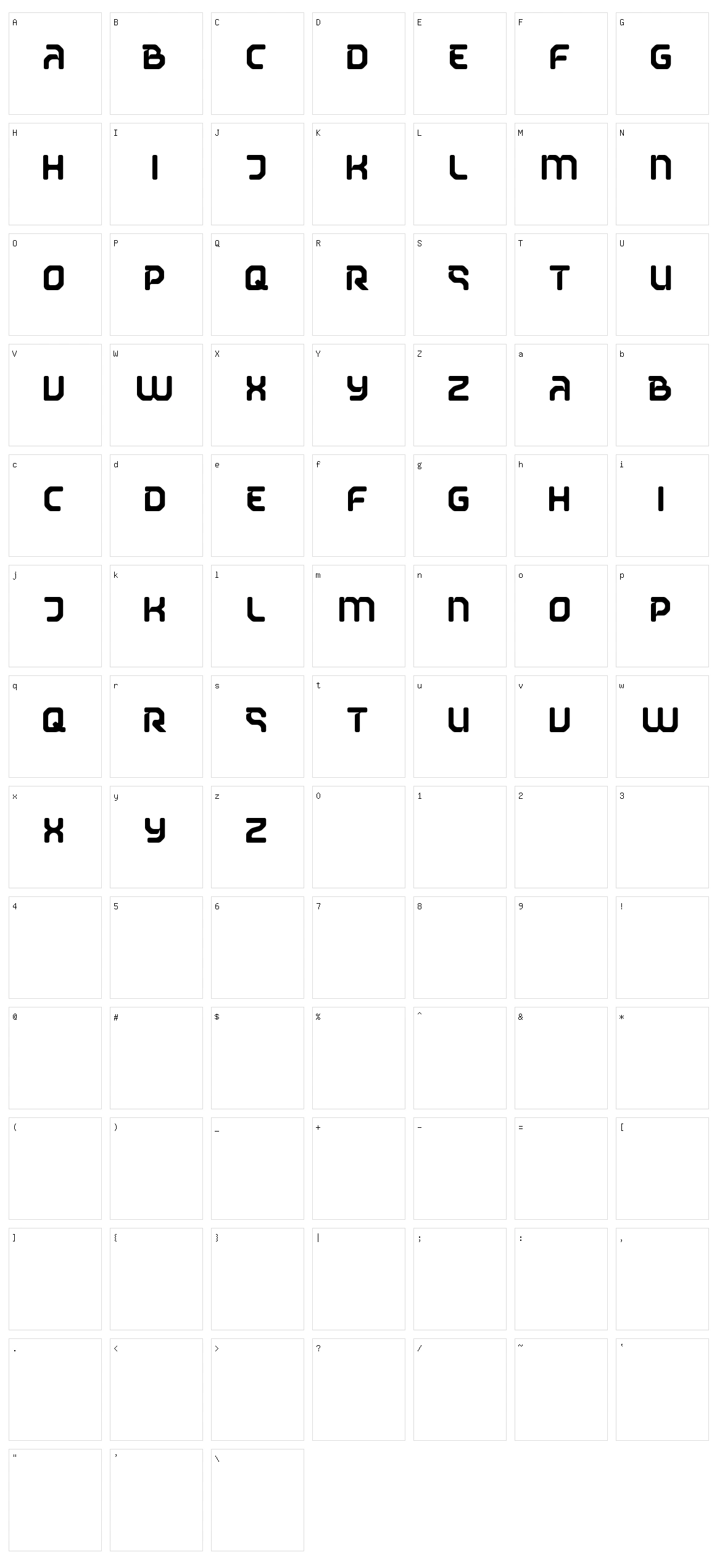 Street Movement Character Set