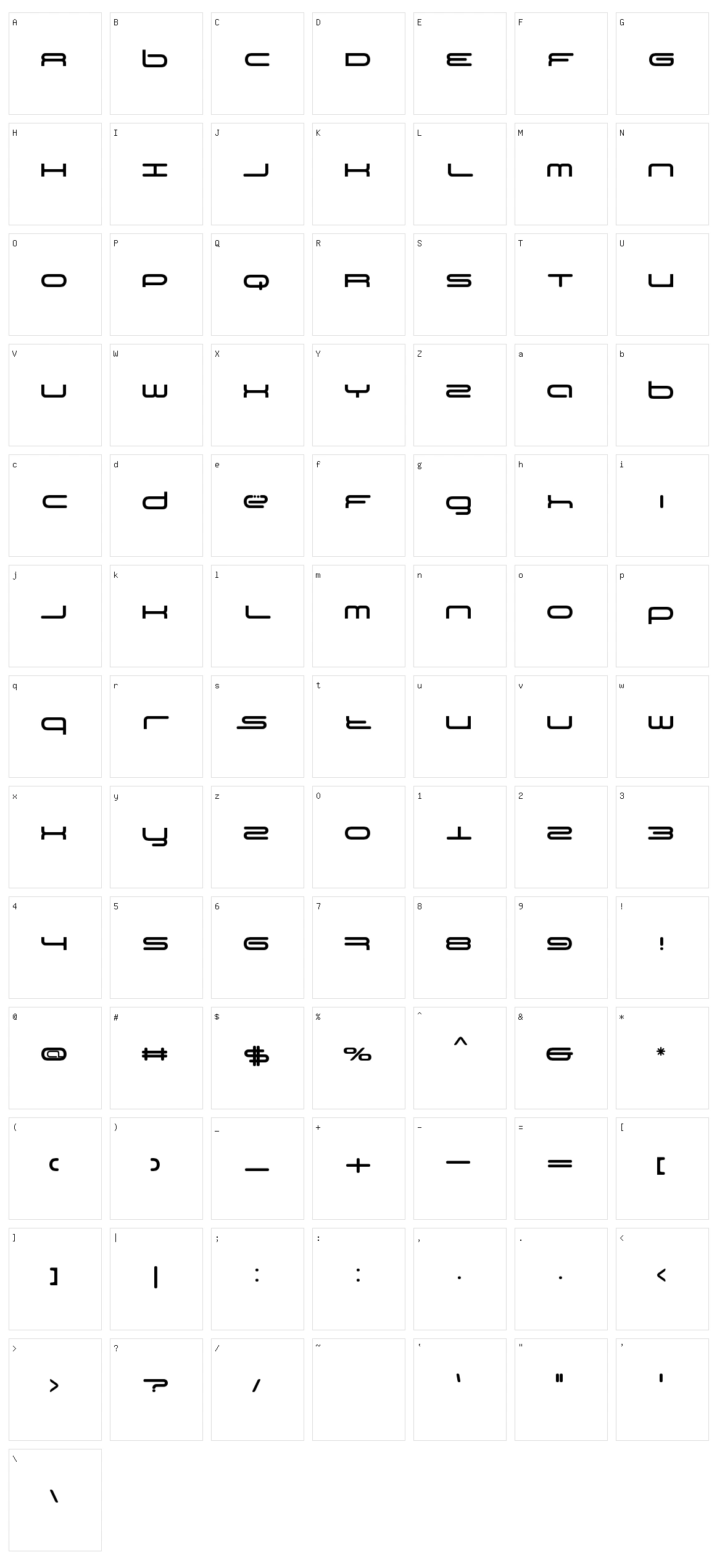 TiÃ«sto Character Set