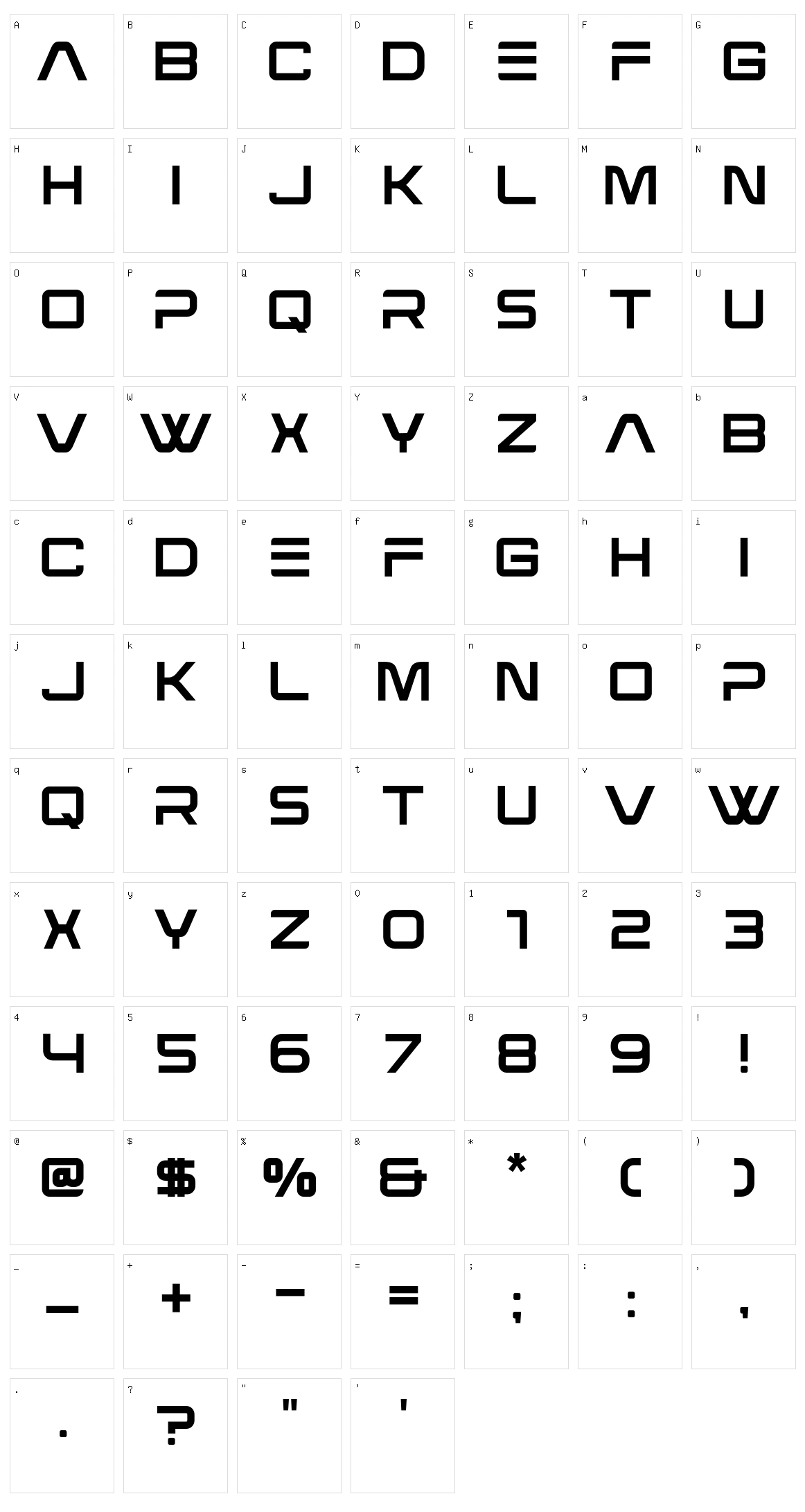 Venus Plant Character Set