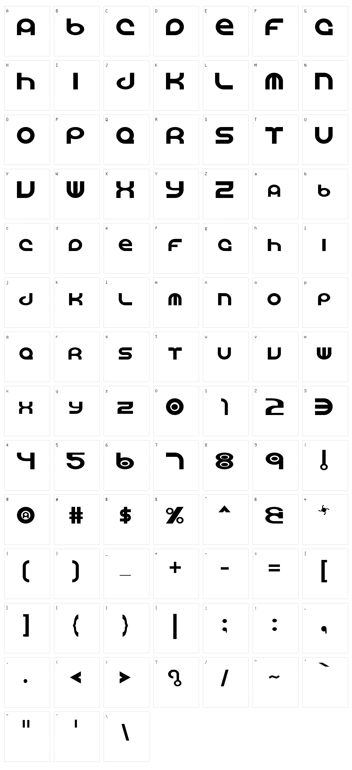 Vocaloid Character Set