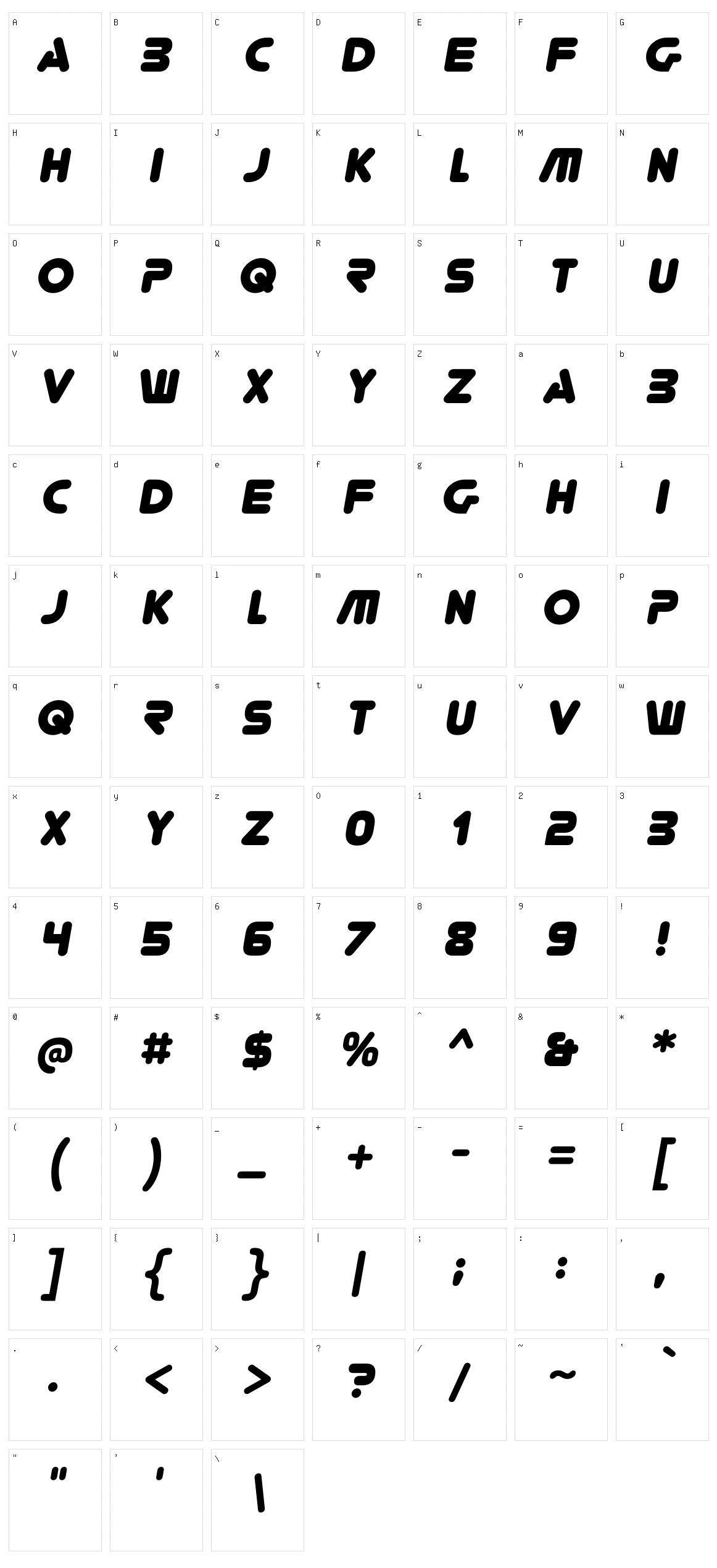 You're Gone Character Set