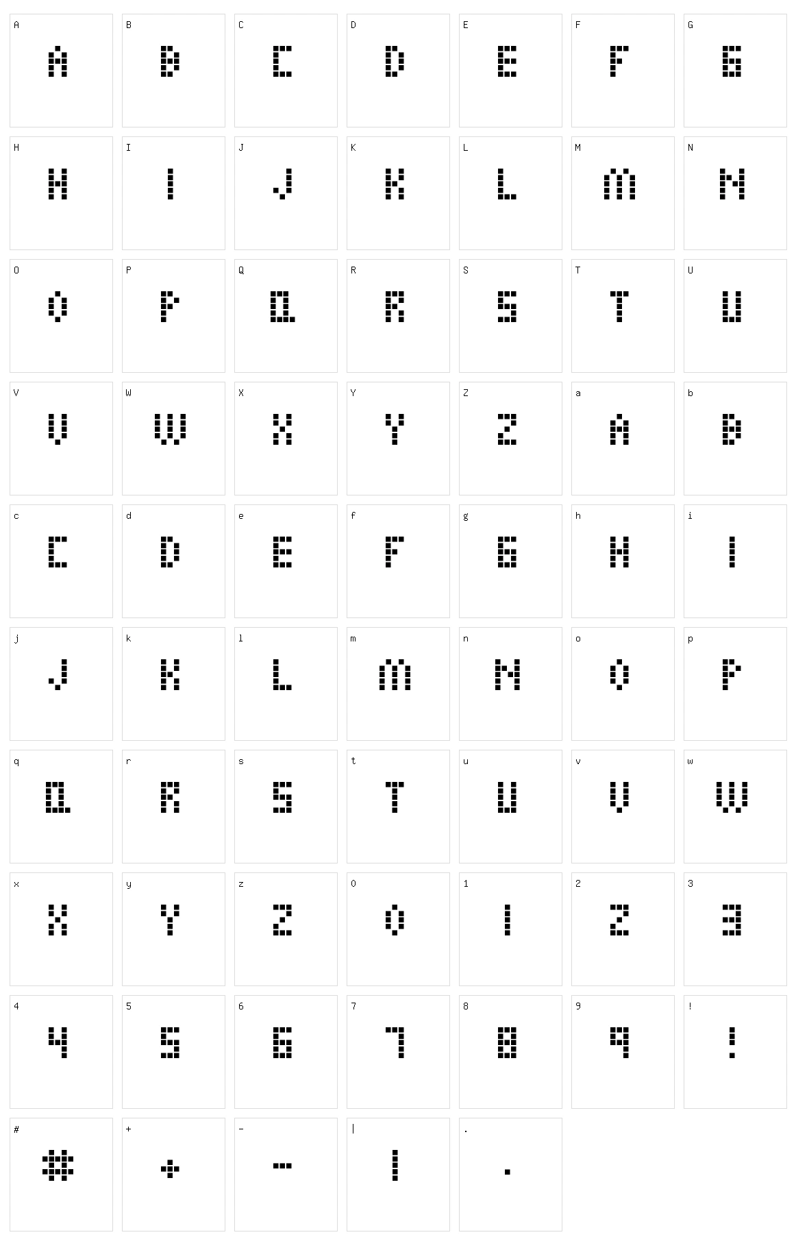 Alien Invasion Character Set