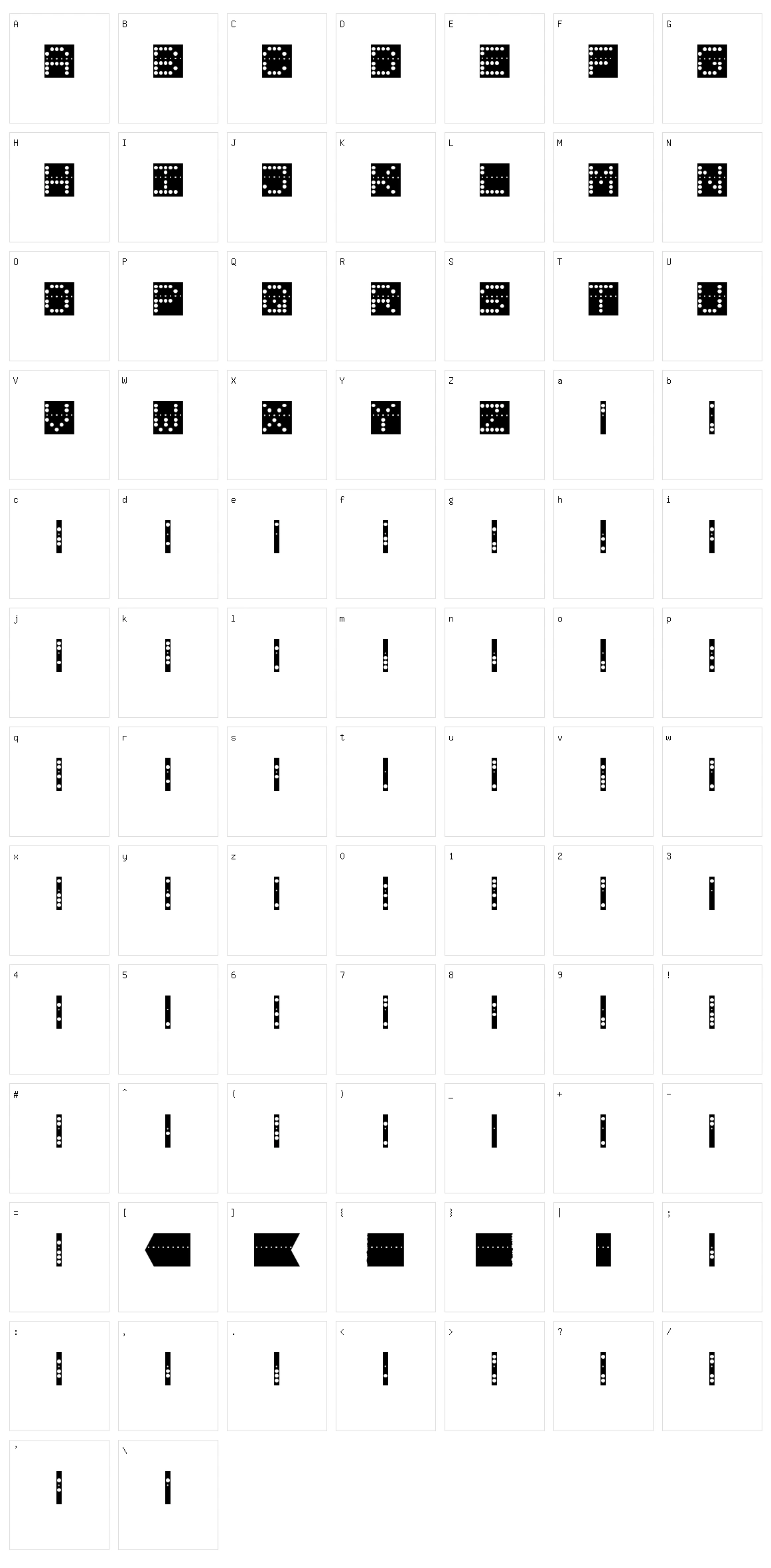 Baudot Murray Character Set