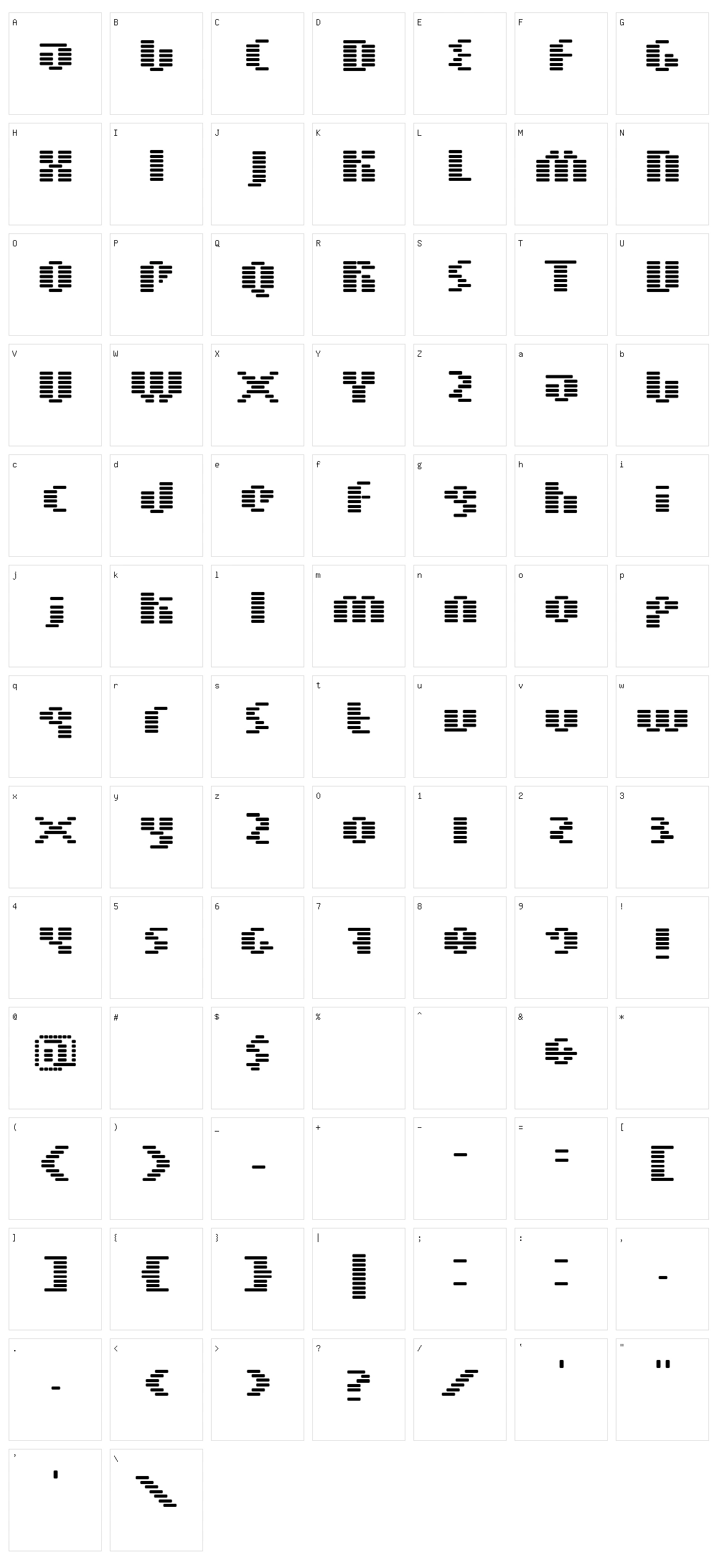 BN Moog Boy Character Set