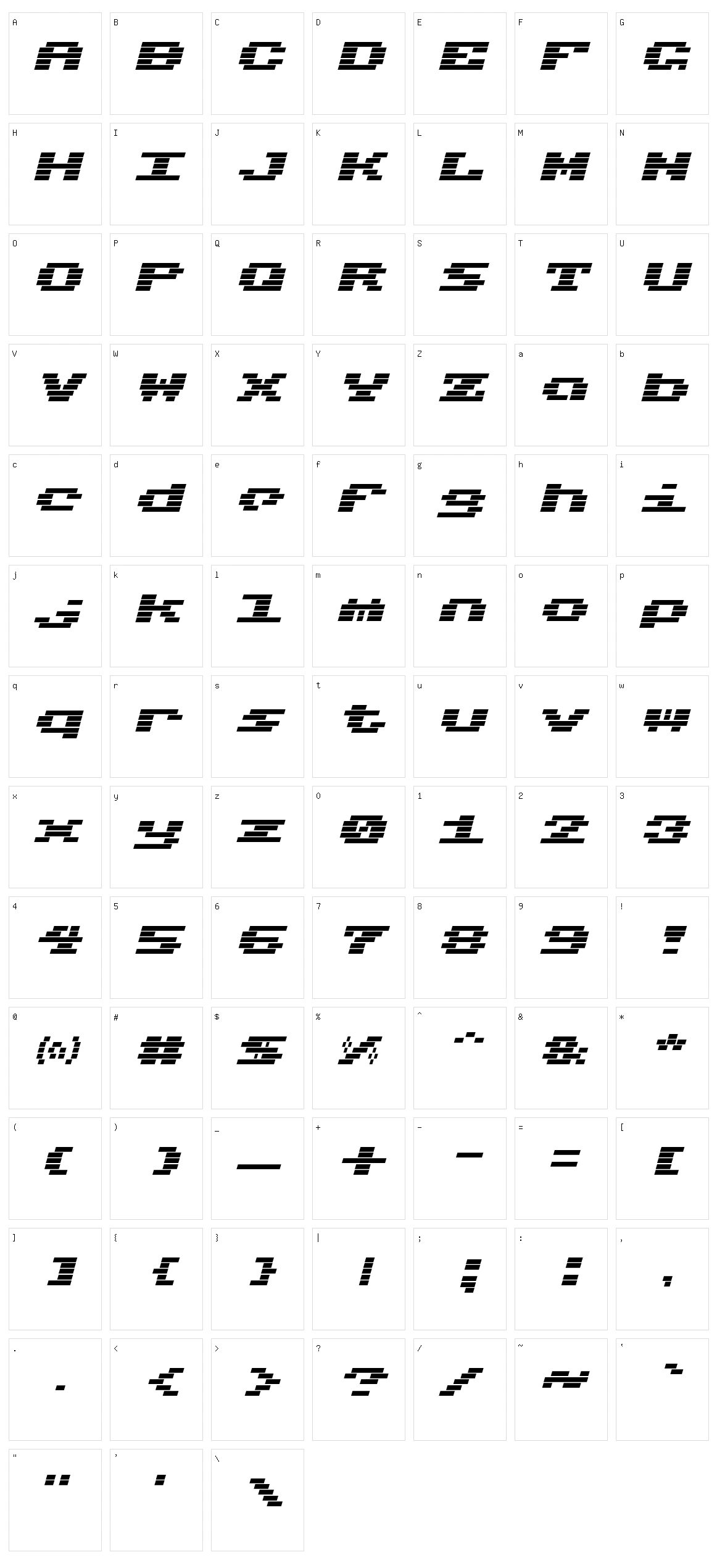 Charmset Character Set