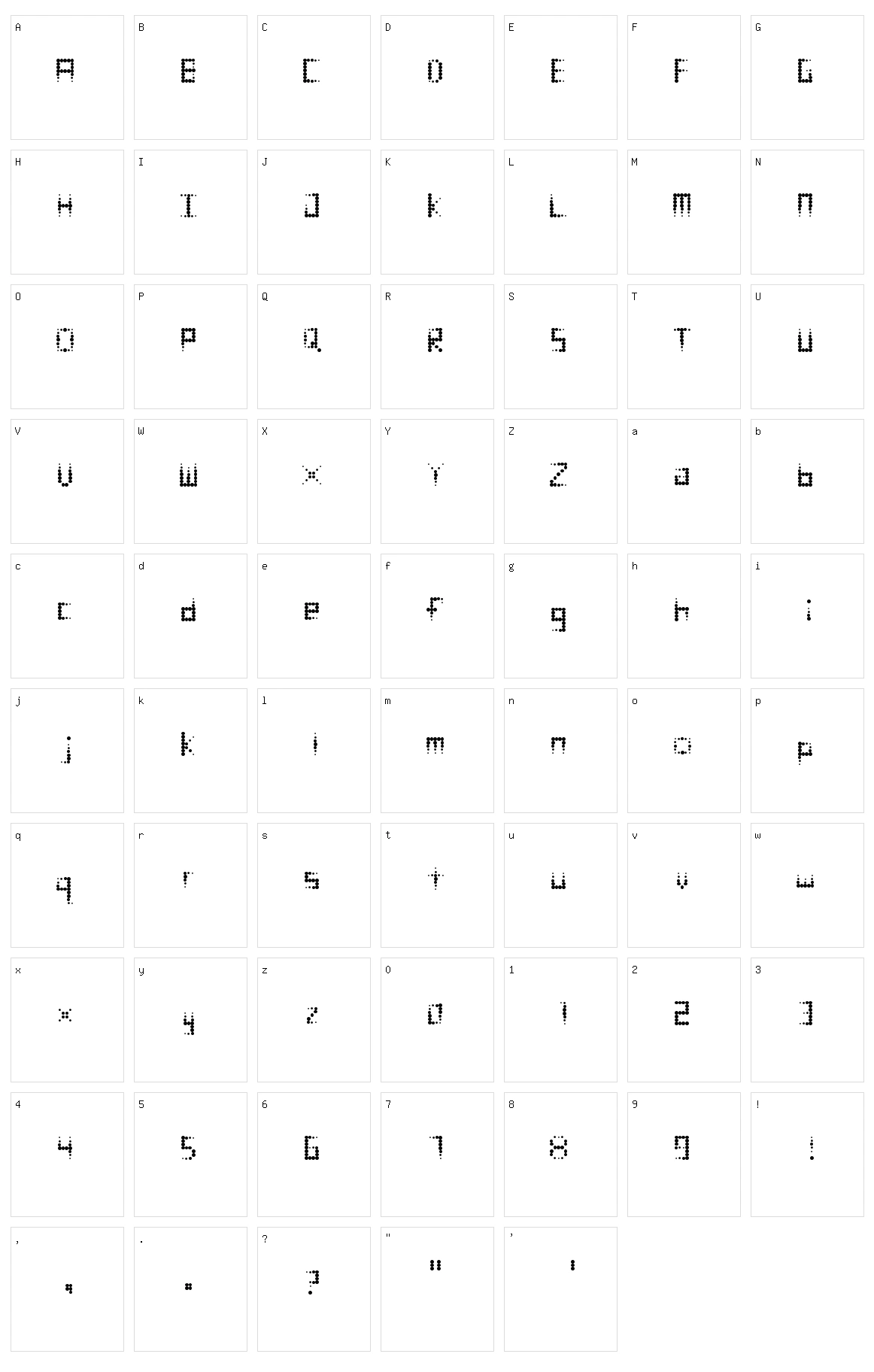 Comic Fade Character Set