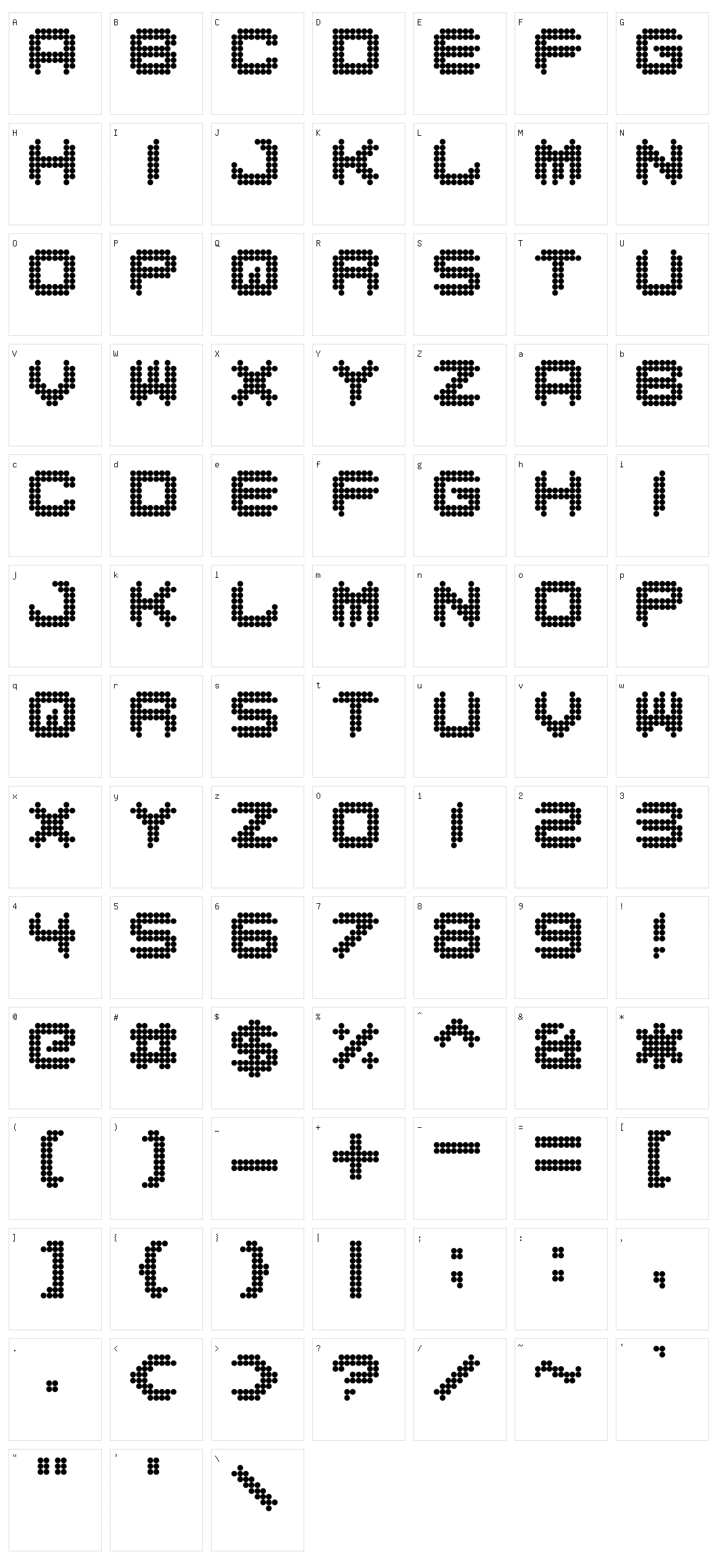 Dance Floor Character Set