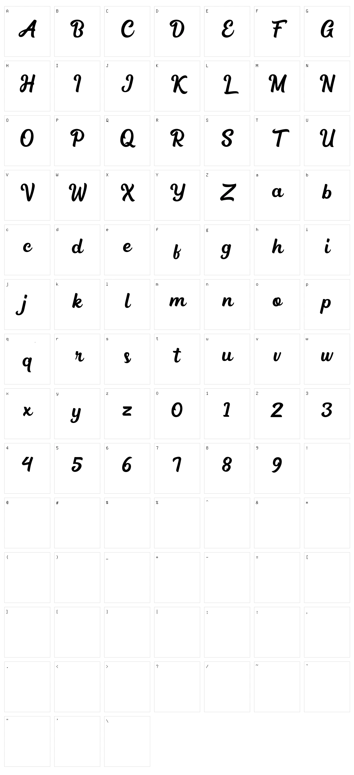 Medinah Character Set